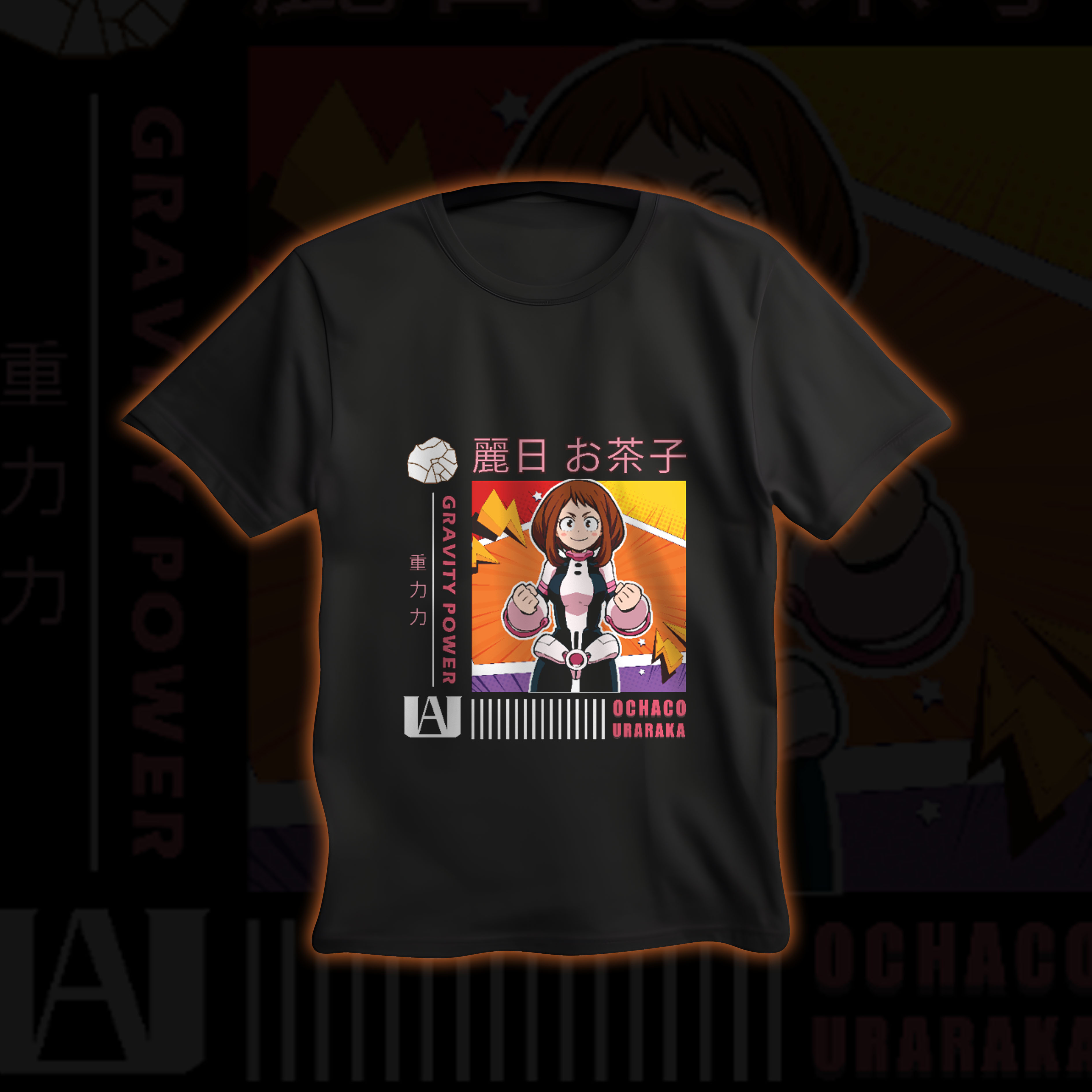 Nome do produto  Camisa Mangá Ochaco Uraraka