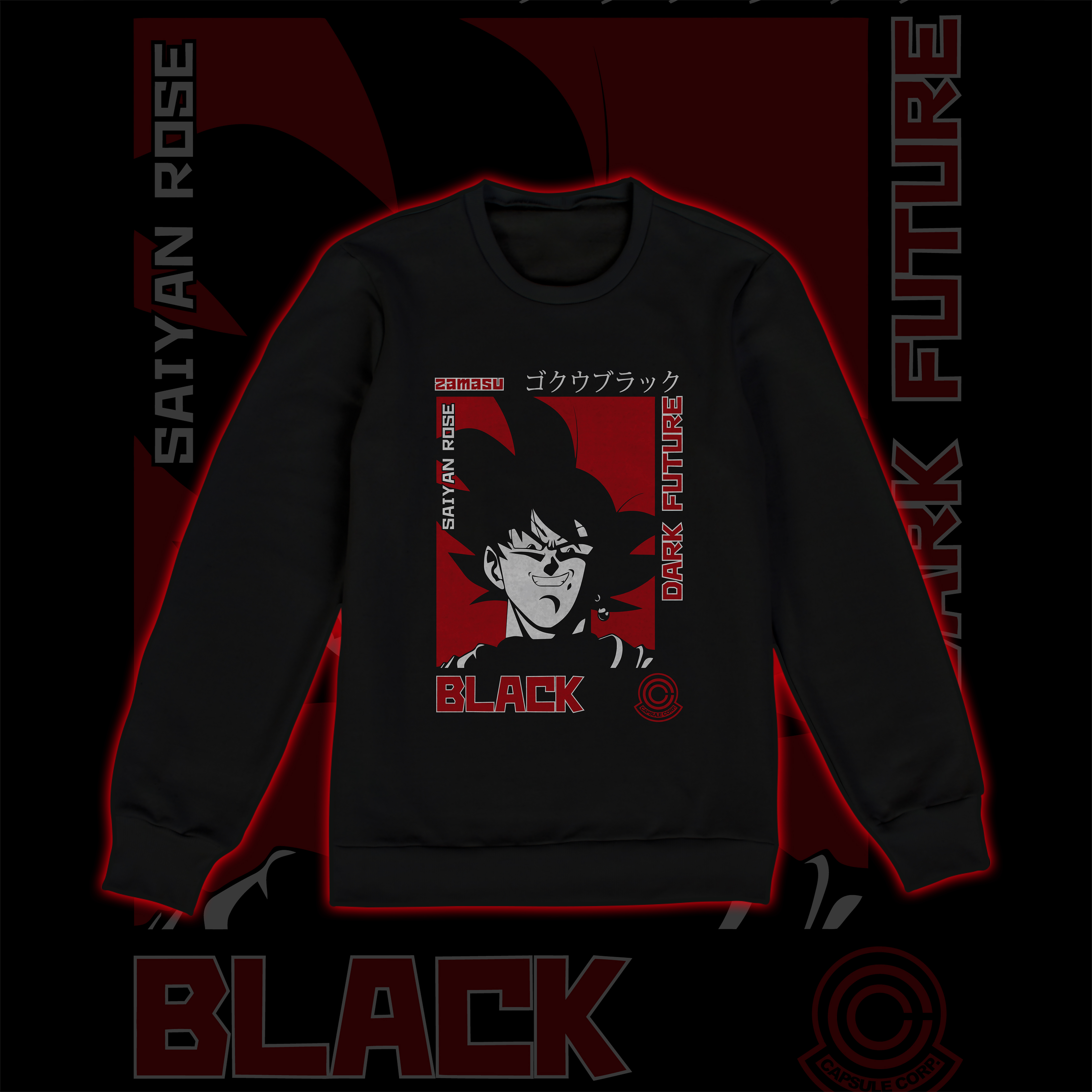 Nome do produto  Moletom Black Goku Dragon Ball