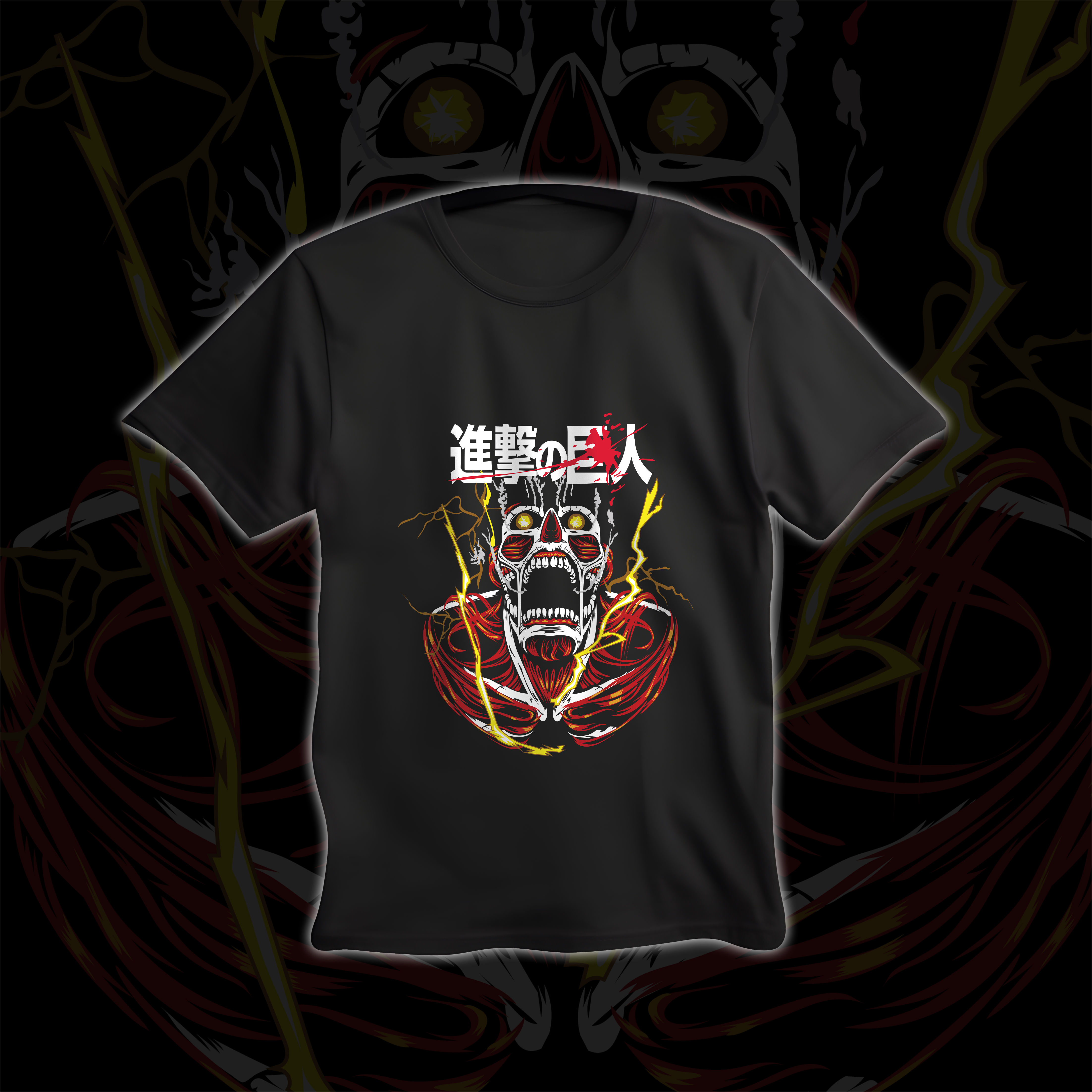 Nome do produto  Camisa Titã Colossal Attack On Titan