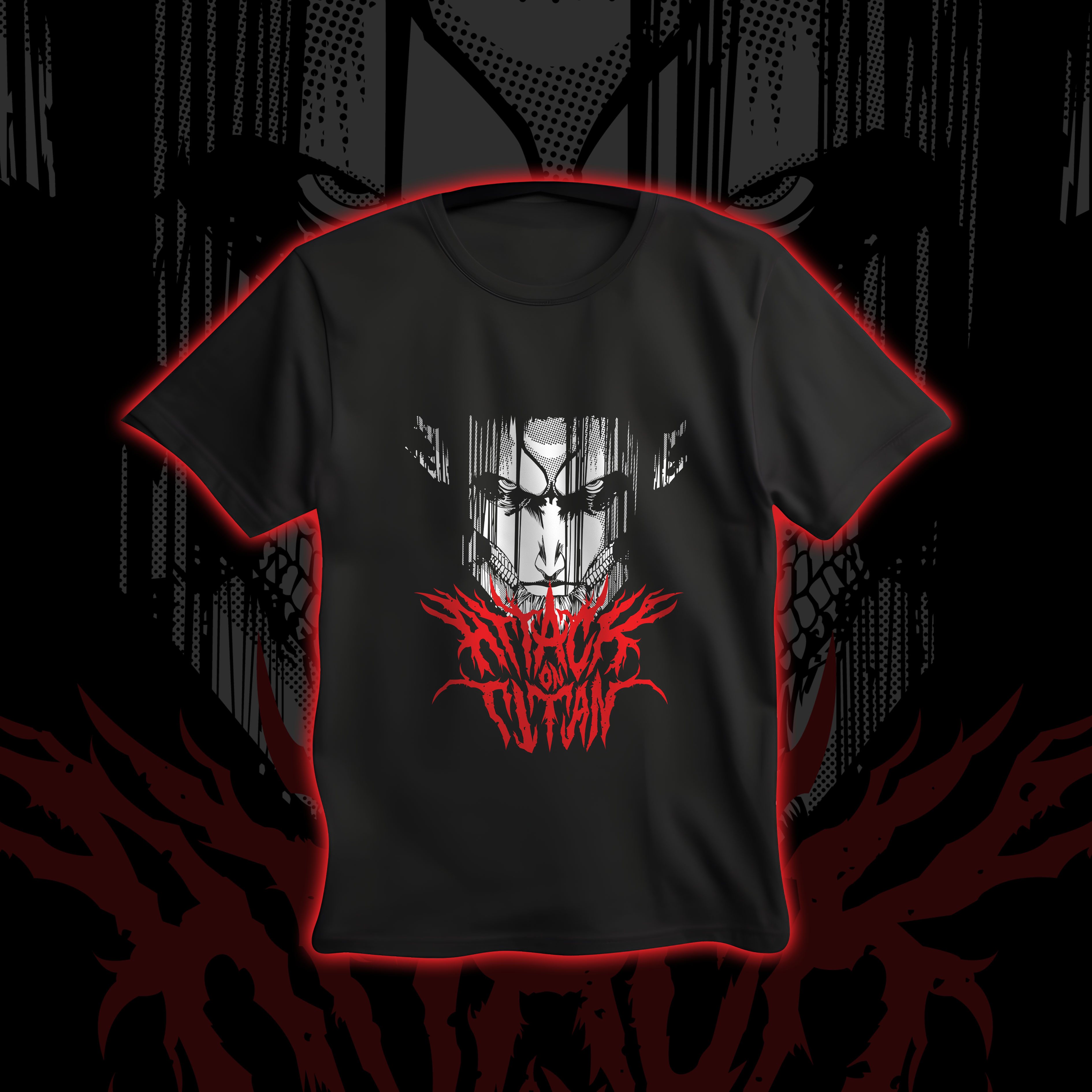 Camisa Shingeki no Kyojin Titã Fundador