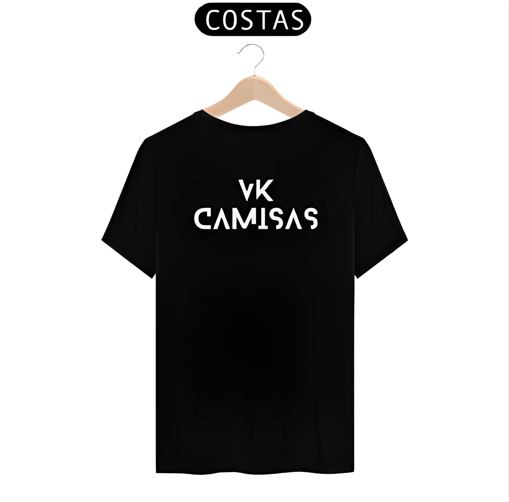 Nome do produto: CAMISA COM ESTAMPA DA MARCA VK (MASCULINA)