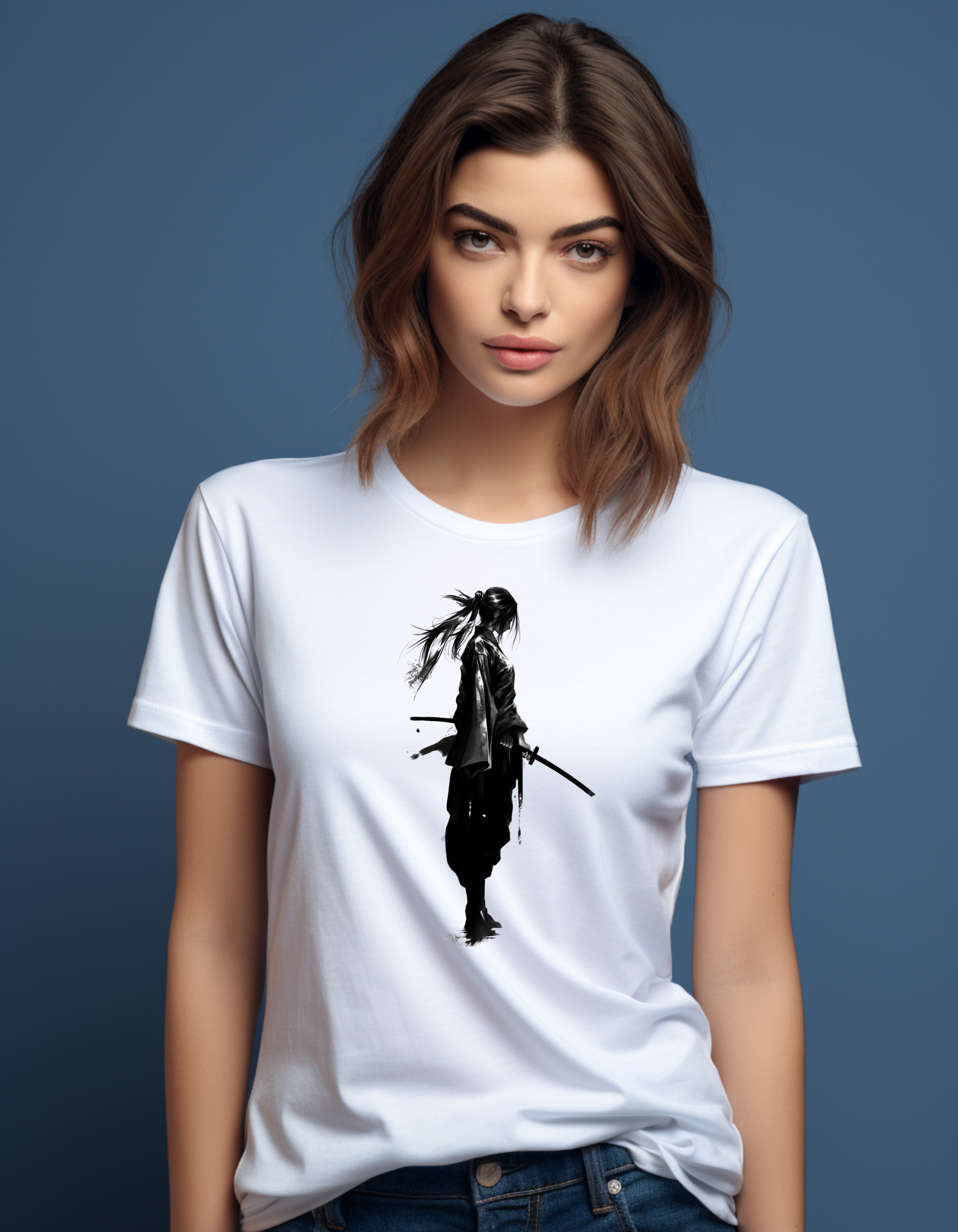 Camiseta Feminina Samurai Runin