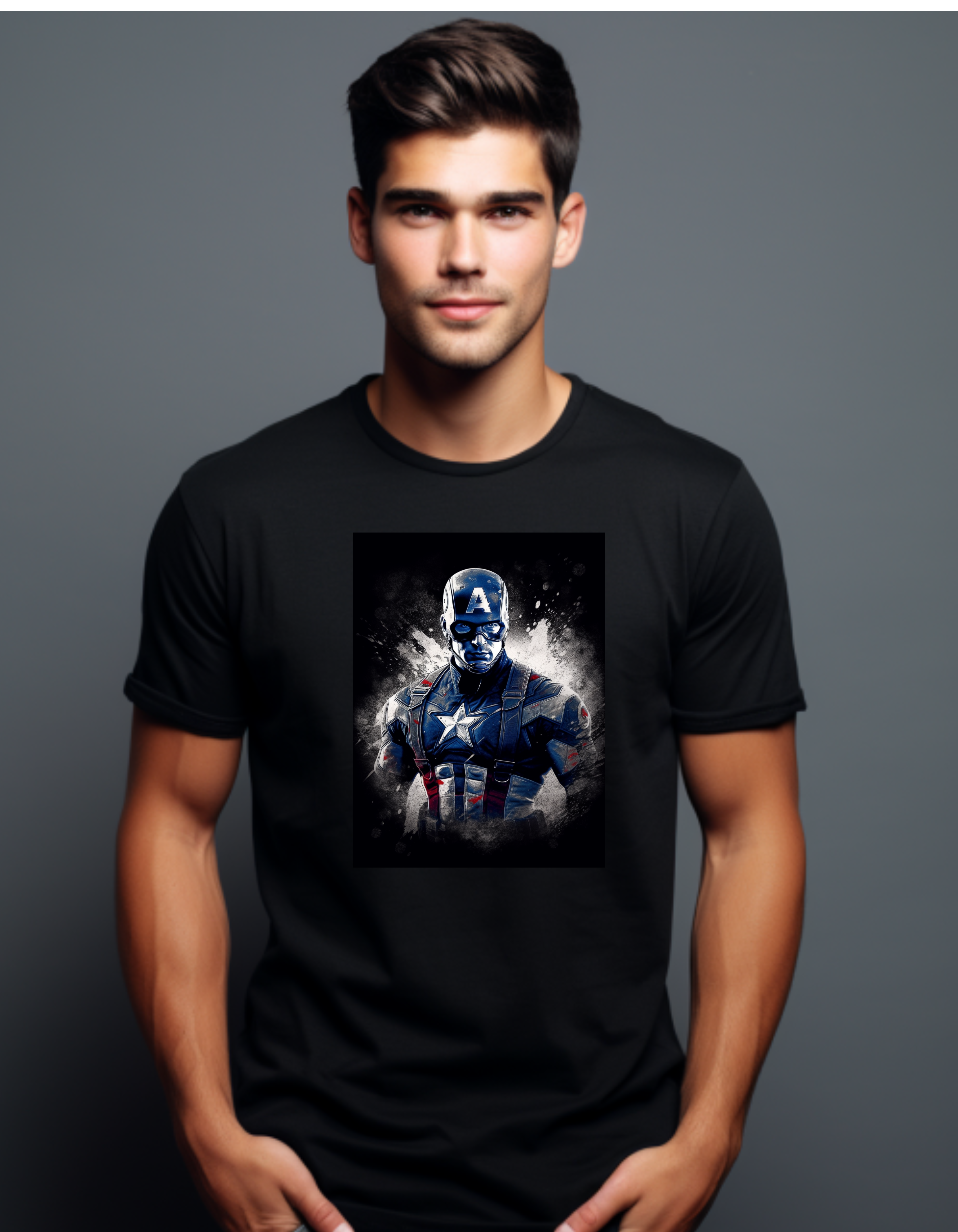 Camiseta Masculina Capitão America
