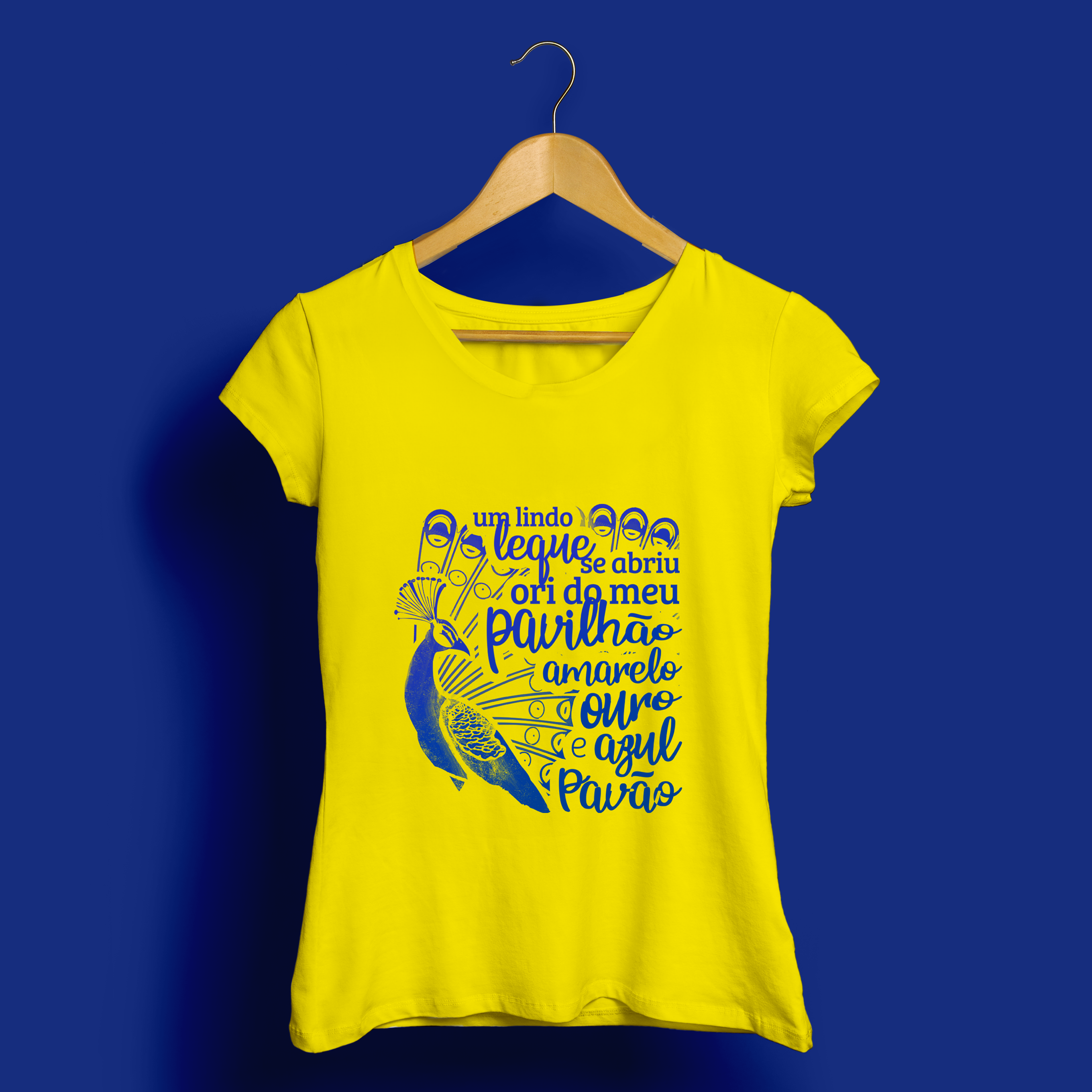 Unidos da Tijuca 2025: Amarelo ouro e azul pavão - Versão amarelo