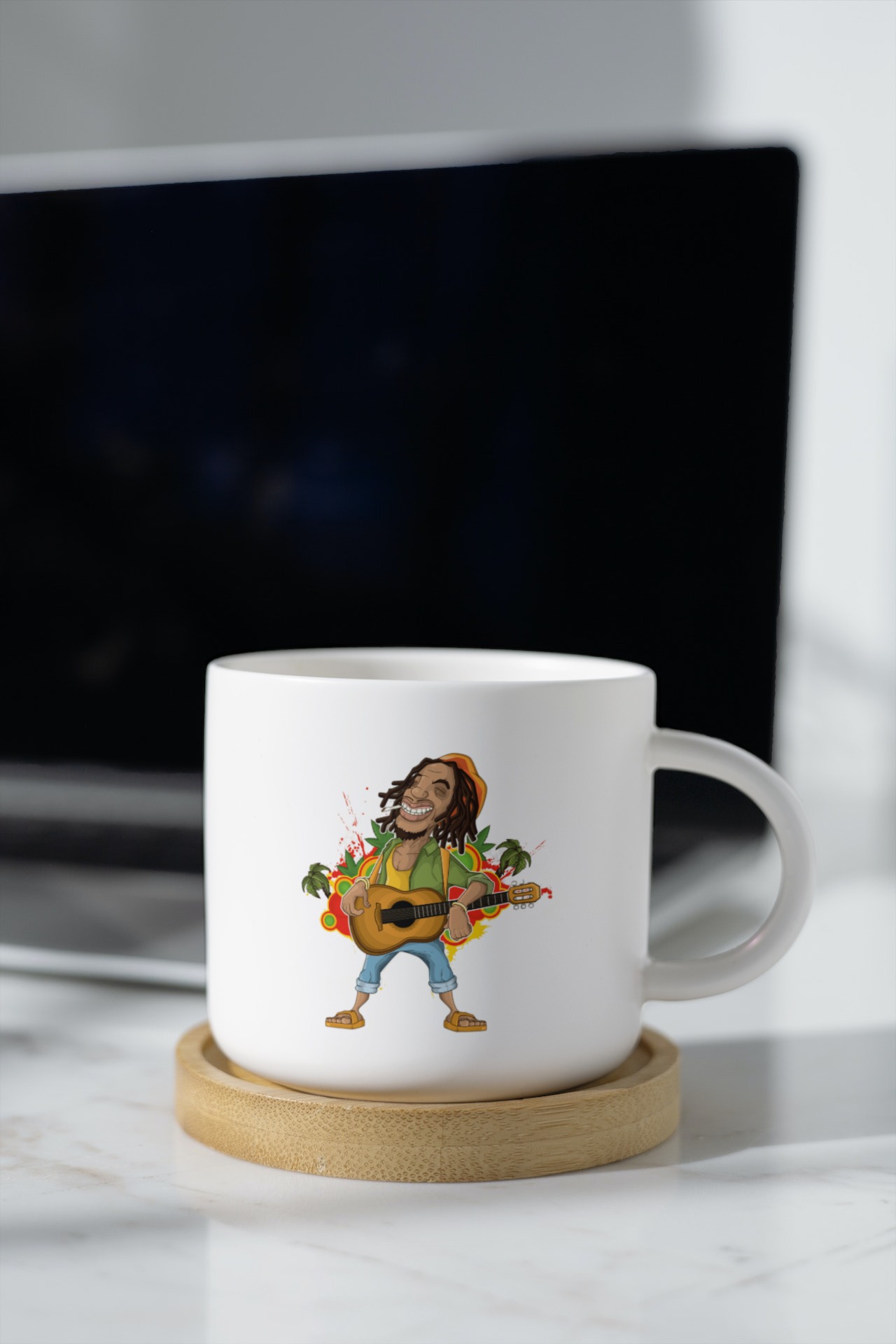 Caneca Branca Estampa - Roots 4i20