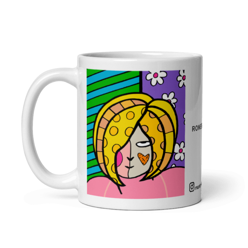 Nome do produto: CANECA - MARLENE por ROMERO BRITTO