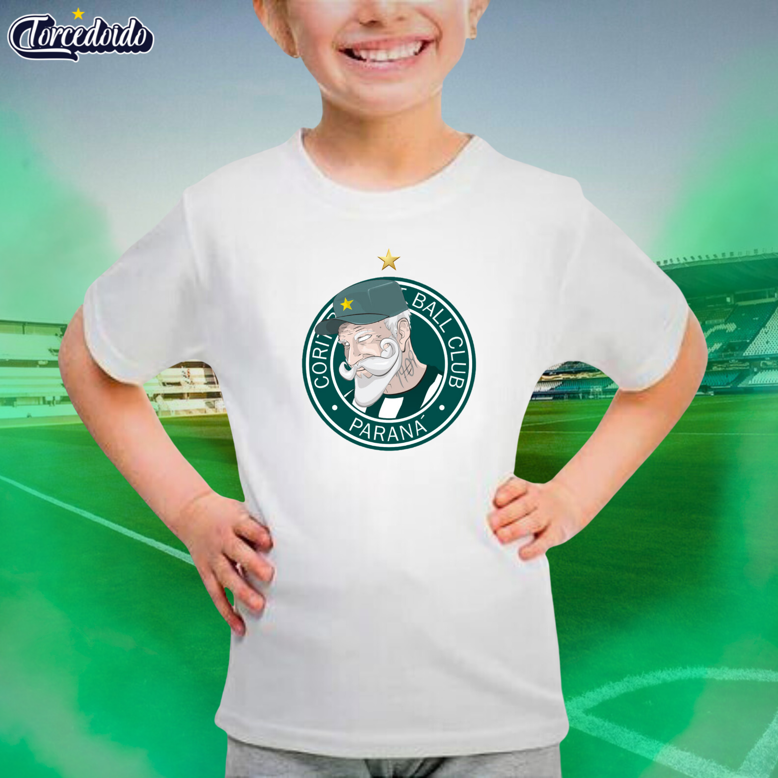 Camiseta Infantil Vovô Coxa - Coritiba