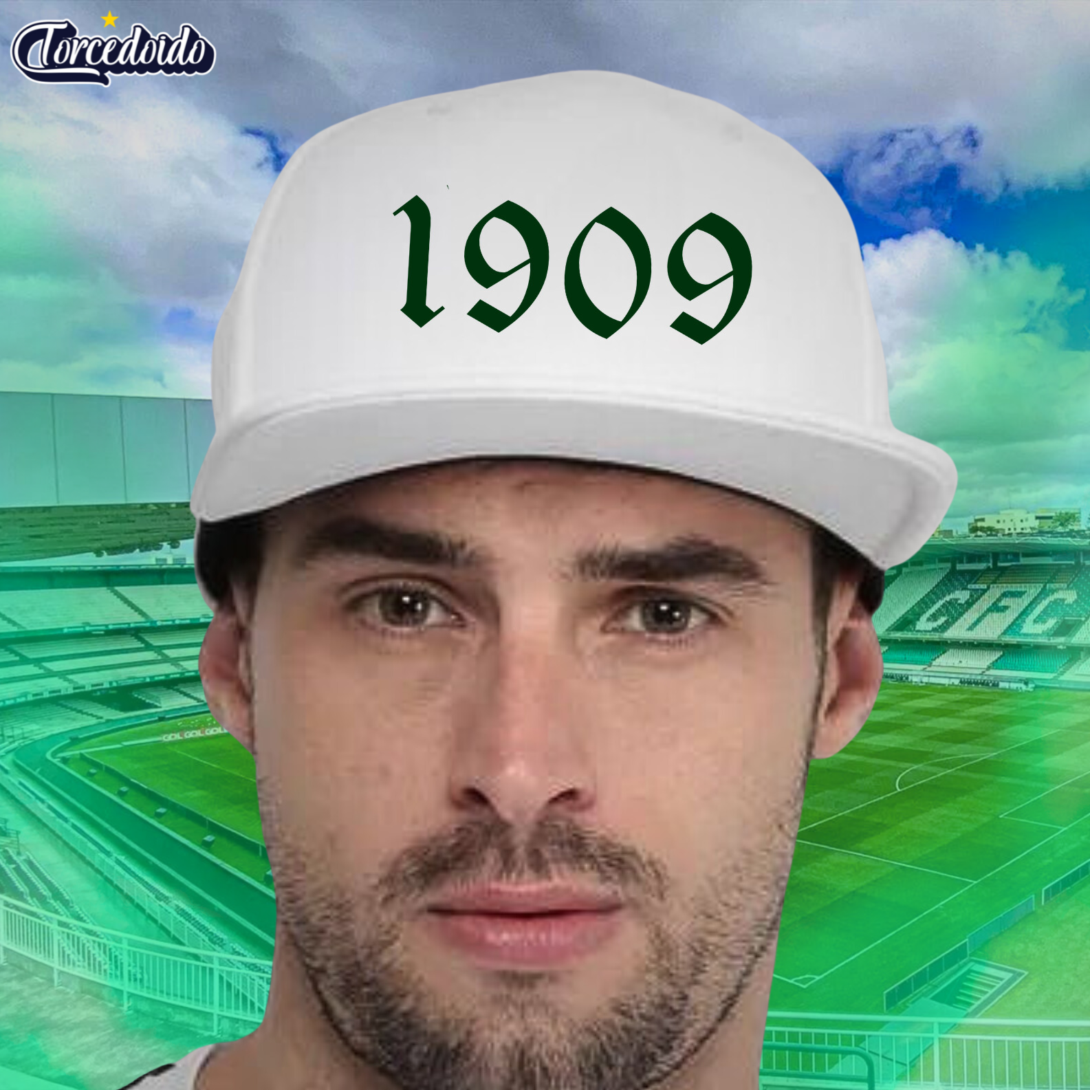 Boné Aba Reta Padrão 1909 - Coritiba
