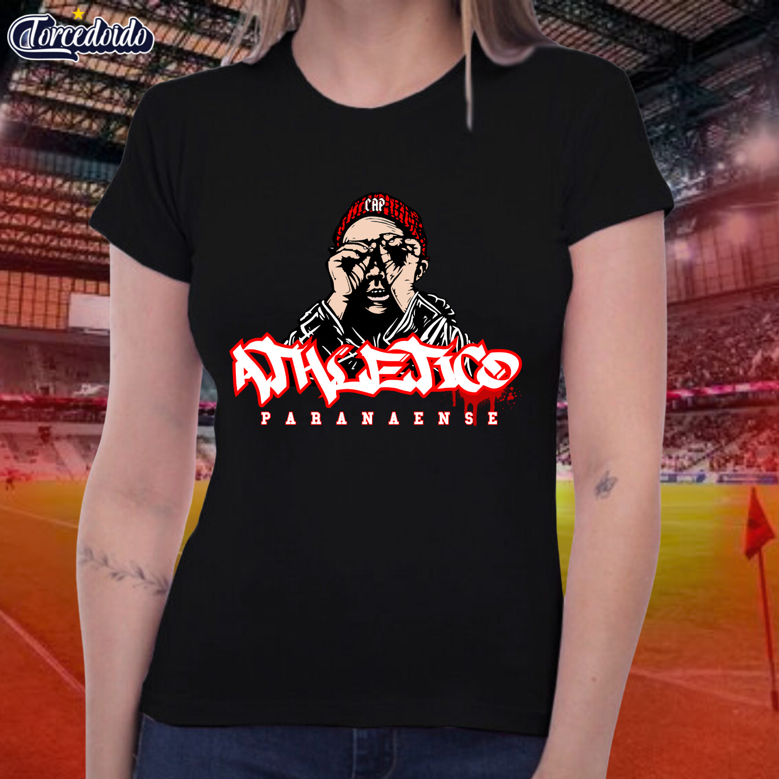 Camiseta Baby Look Grafitti - Athletico