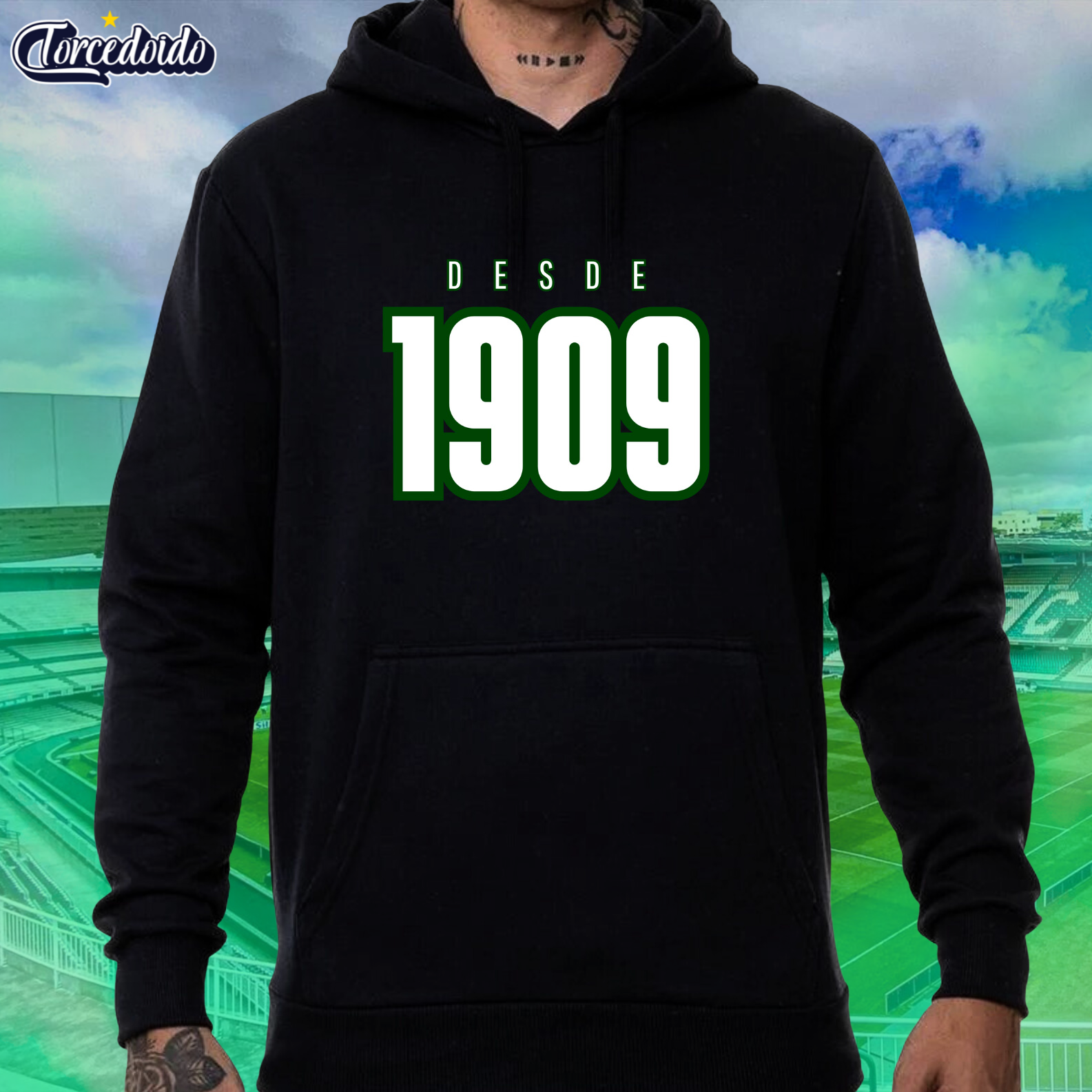 Nome do produto: Moletom Canguru Desde 1909 - Coritiba