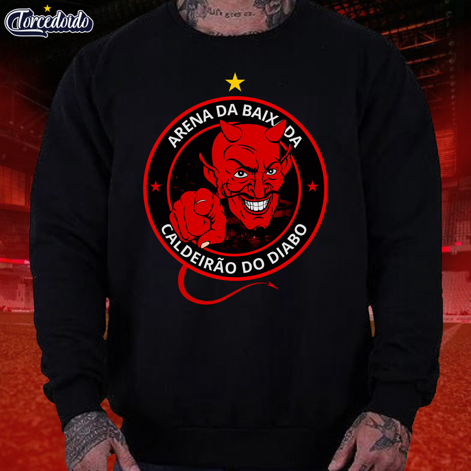 Moletom Careca Caldeirão do Diabo - Athletico