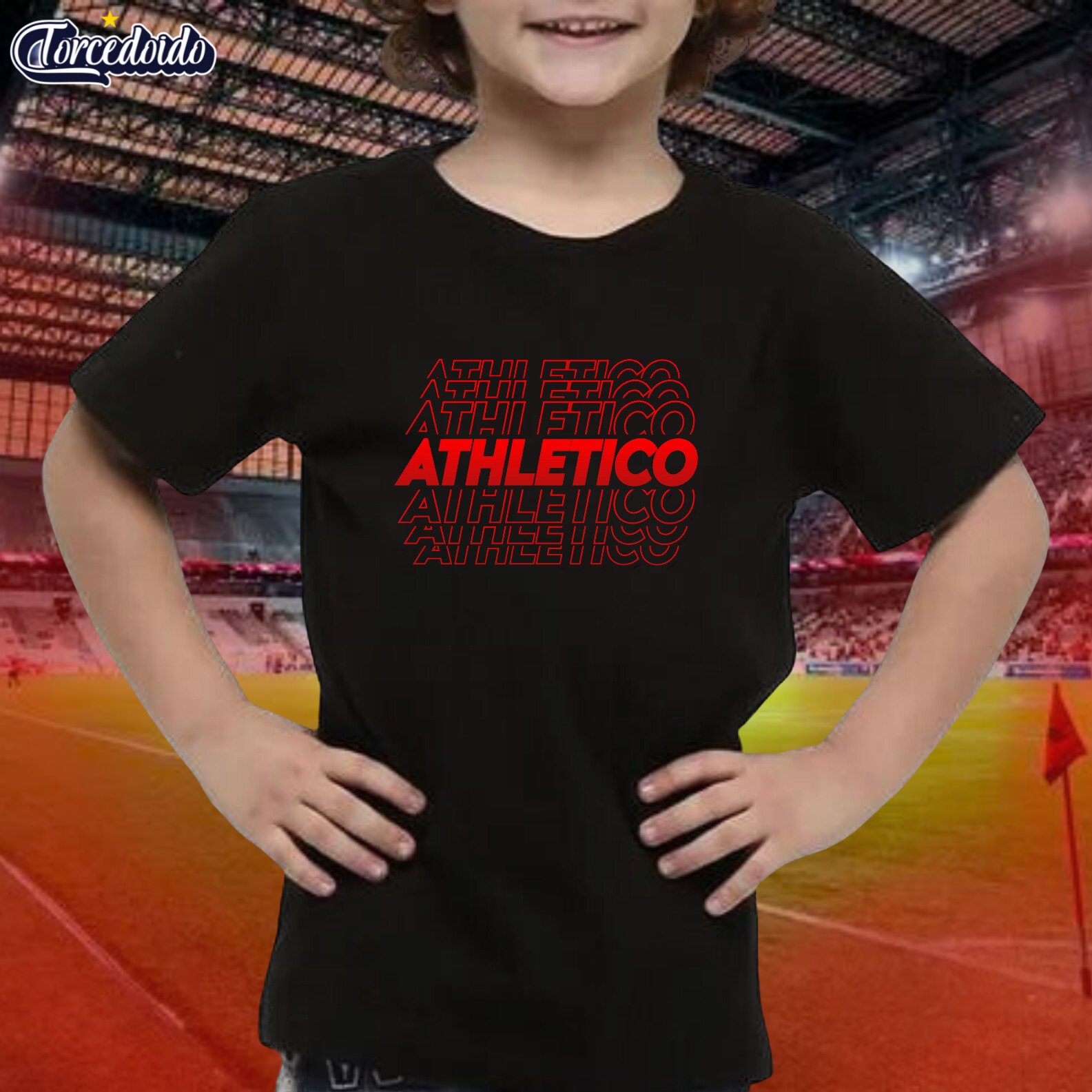 Camiseta Infantil Gradiente - Athletico