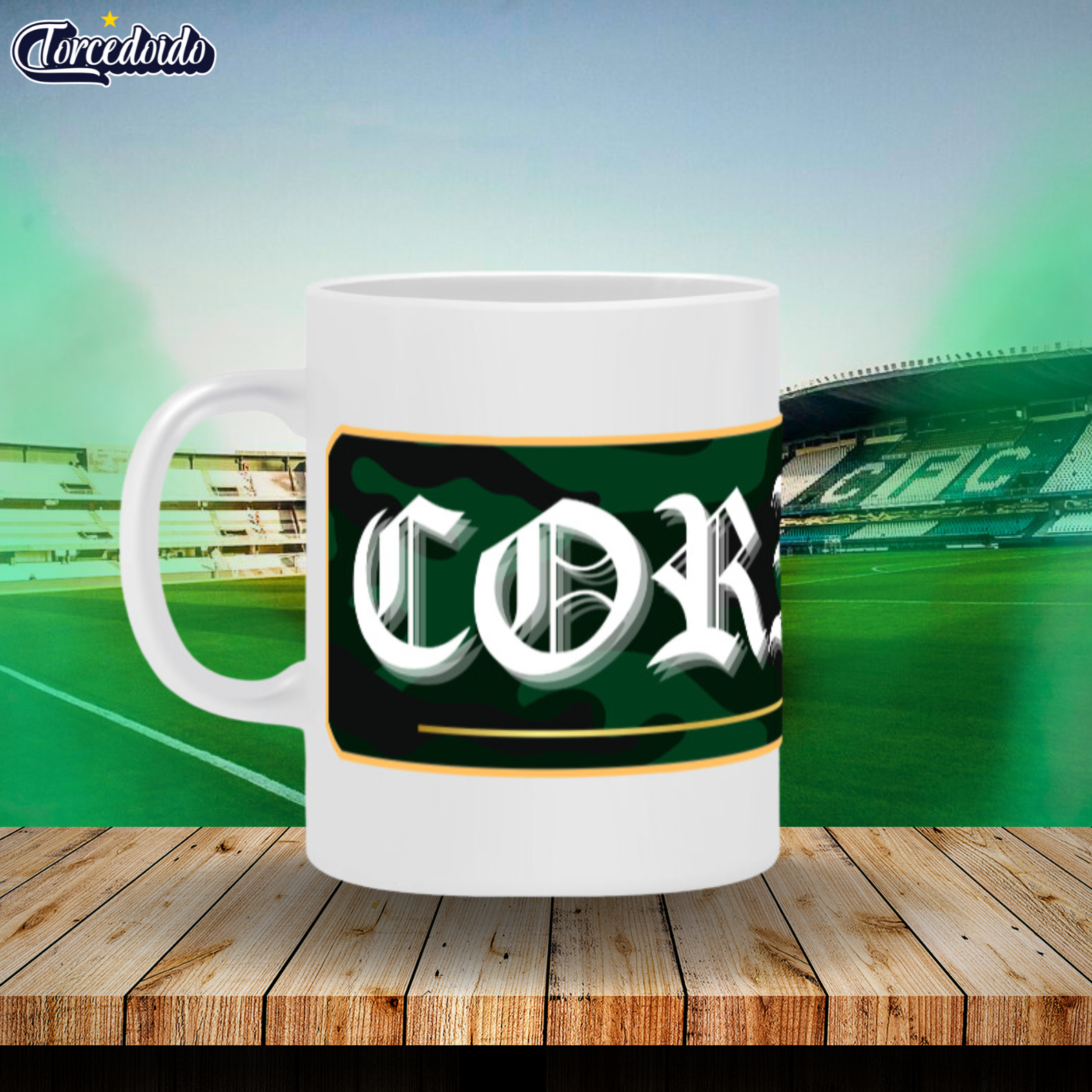 Caneca Cerâmica Font - Coritiba