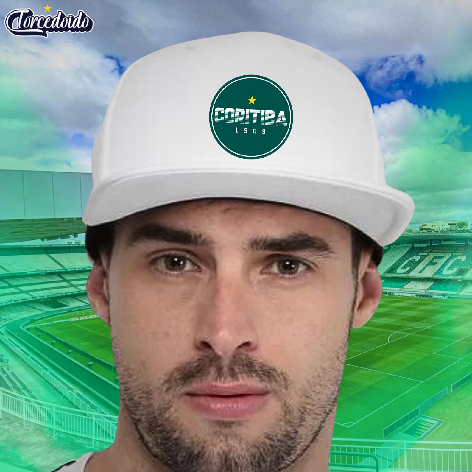 Boné Aba Reta Coritiba Logo - Coritiba
