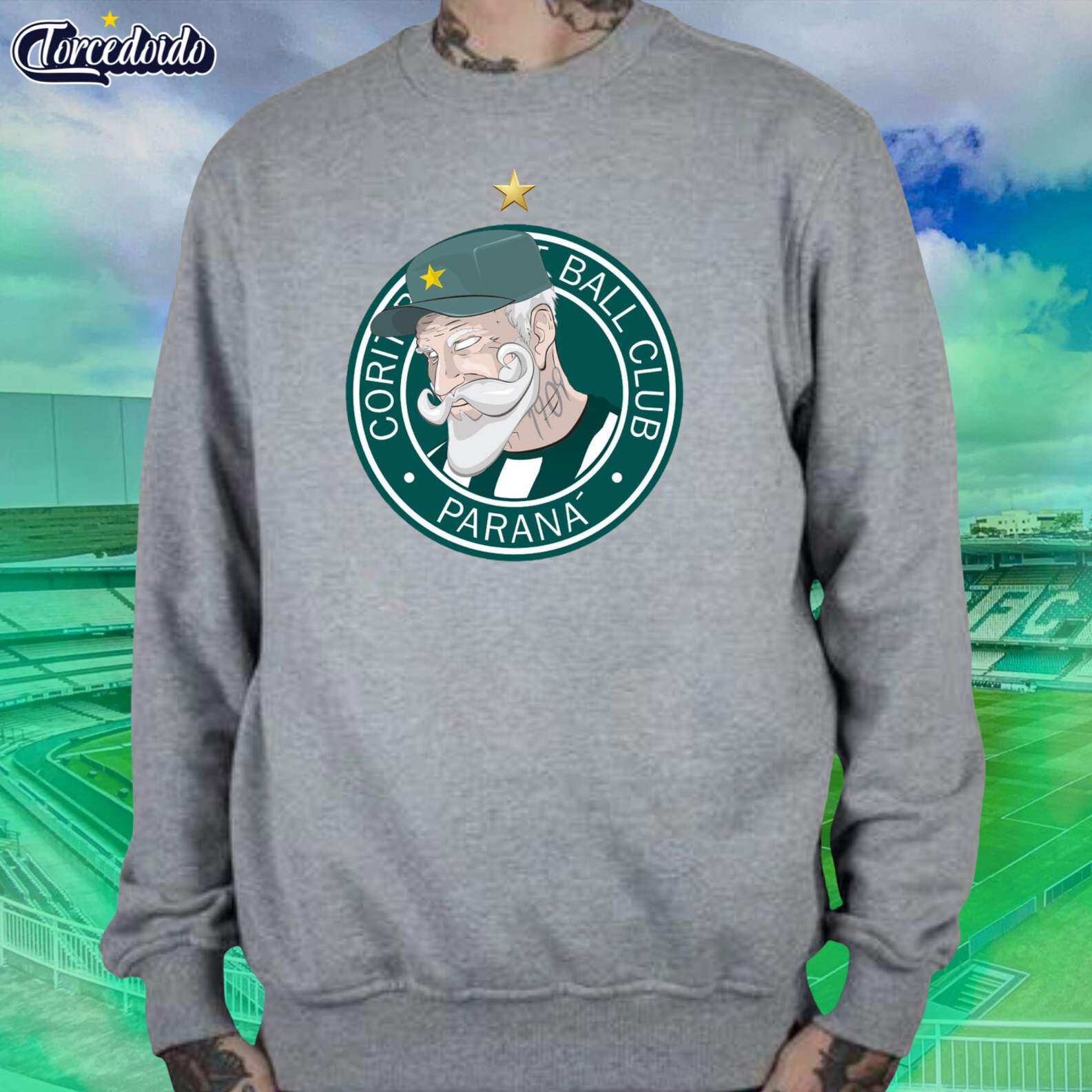 Moletom Careca Vovô Coxa - Coritiba