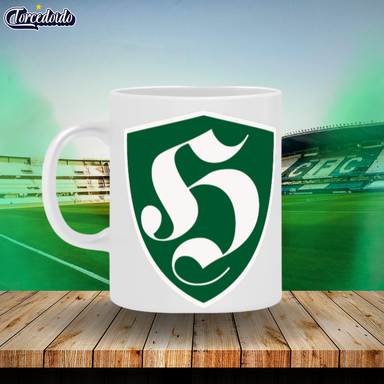 Caneca Cerâmica Hooligans Logo - Coritiba