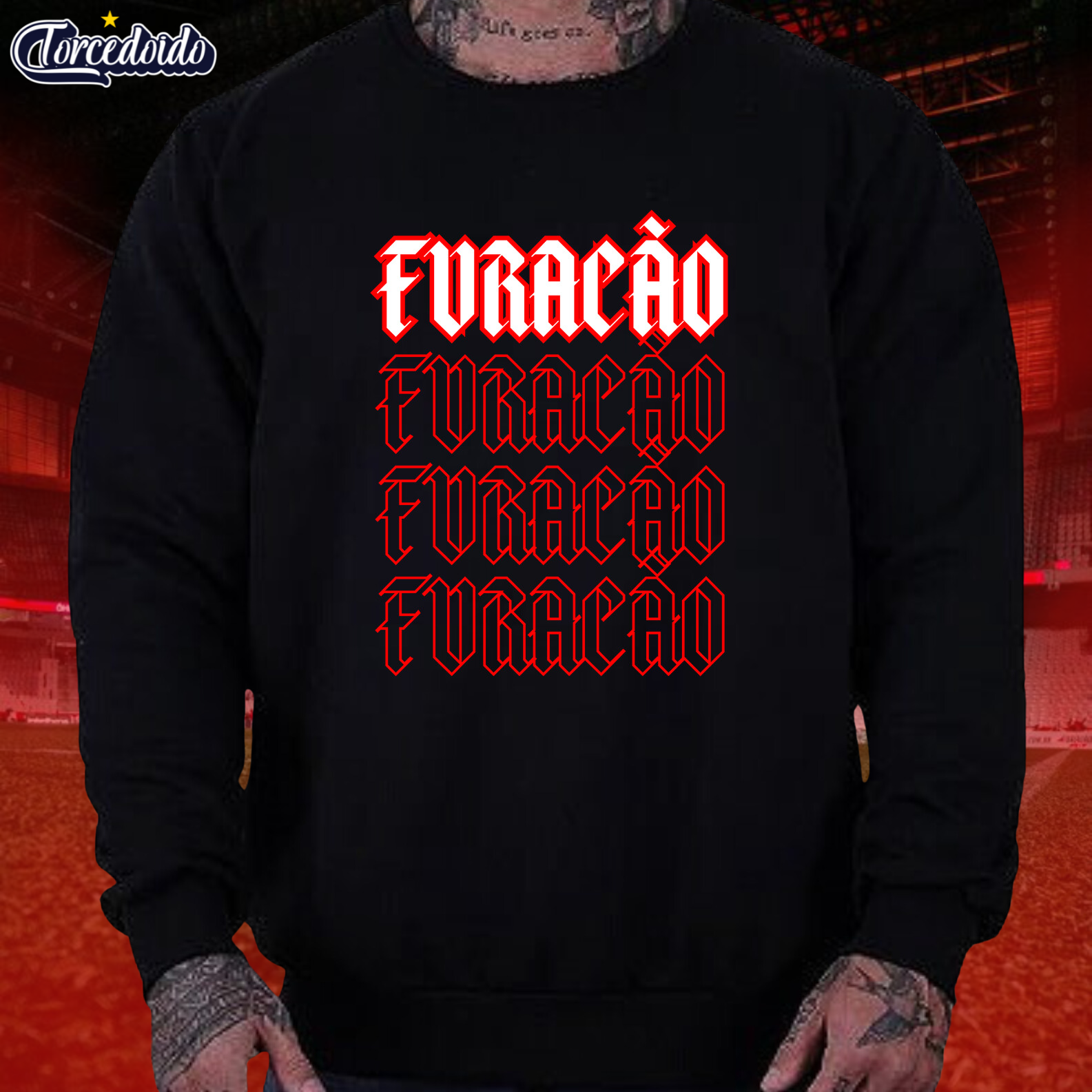 Moletom Careca Furacão 3x - Athletico