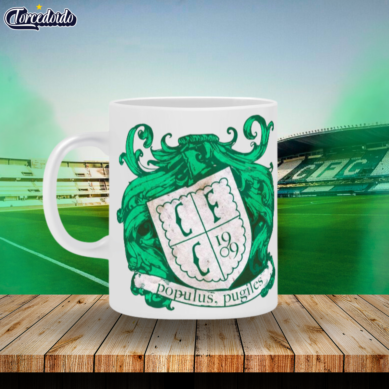 Caneca Cerâmica Medieval - Coritiba