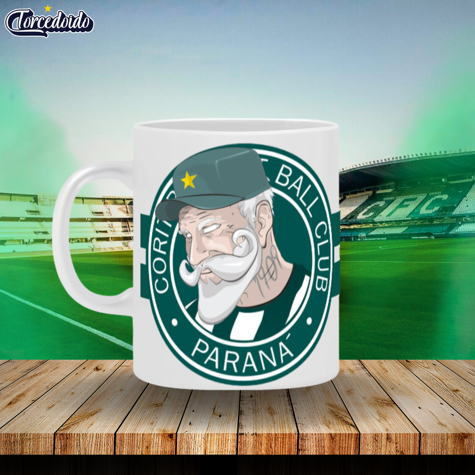 Caneca Cerâmica Vovô Coxa - Coritiba