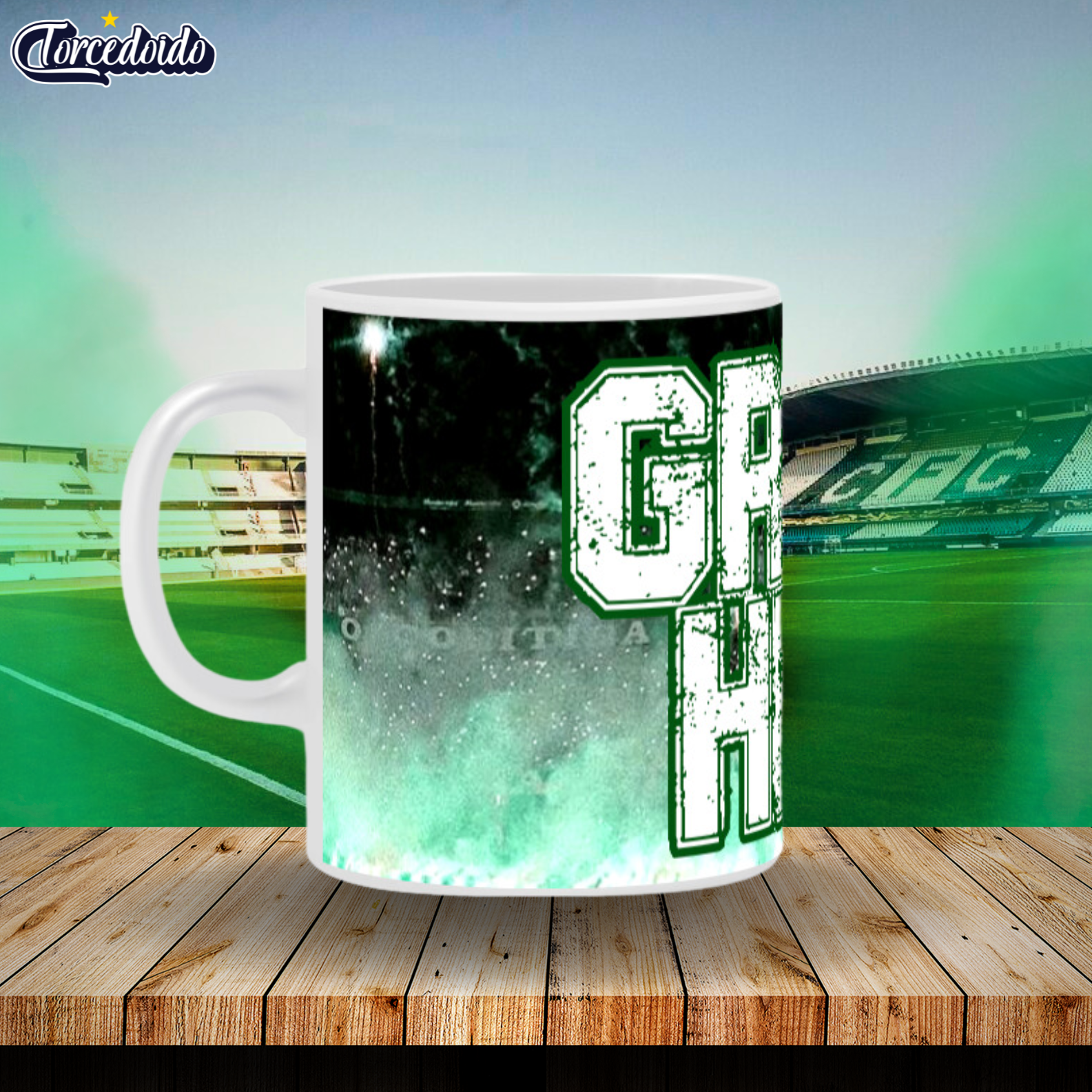 Caneca Cerâmica Green Hell - Coritiba
