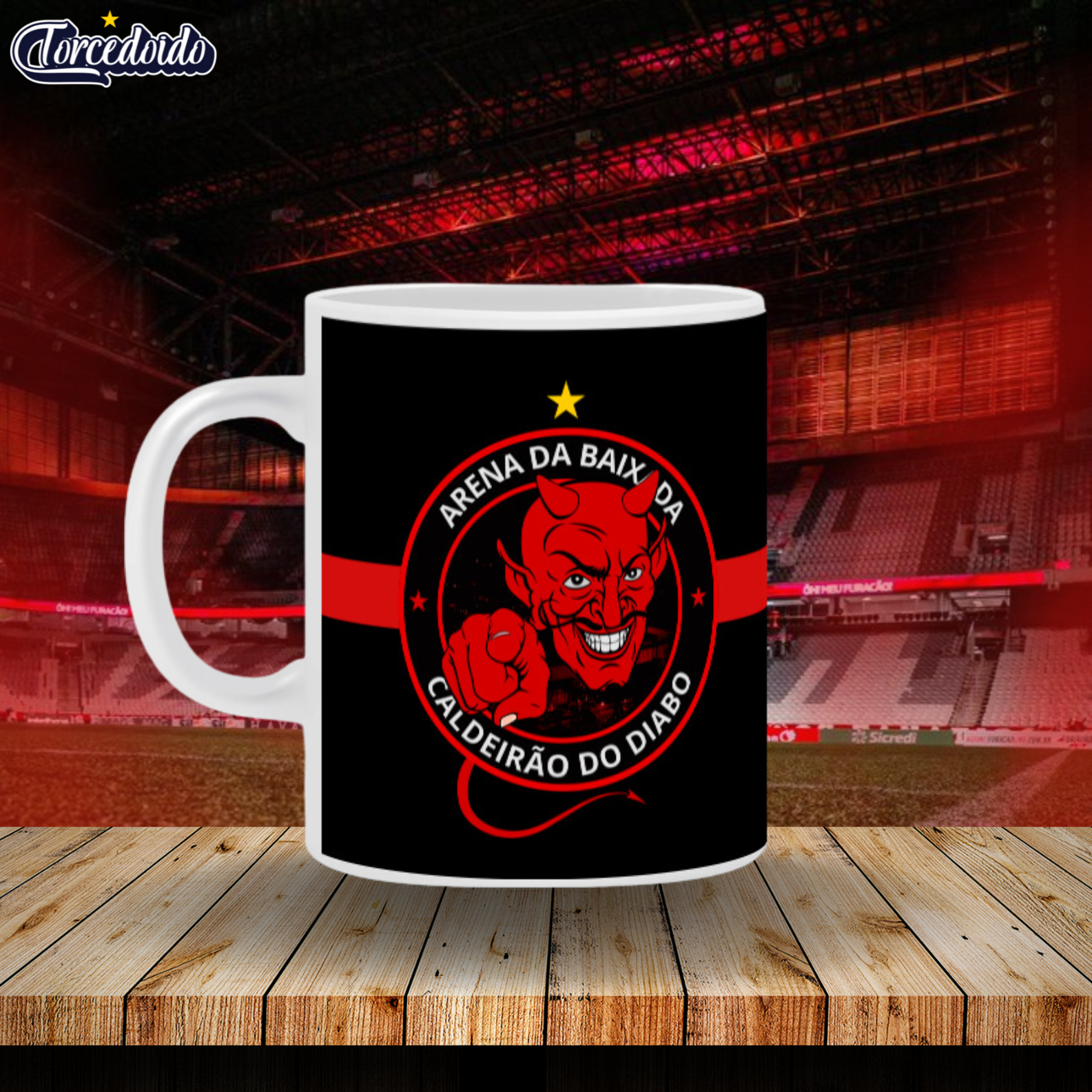 Nome do produto: Caneca Caldeirão do Diabo - Athletico