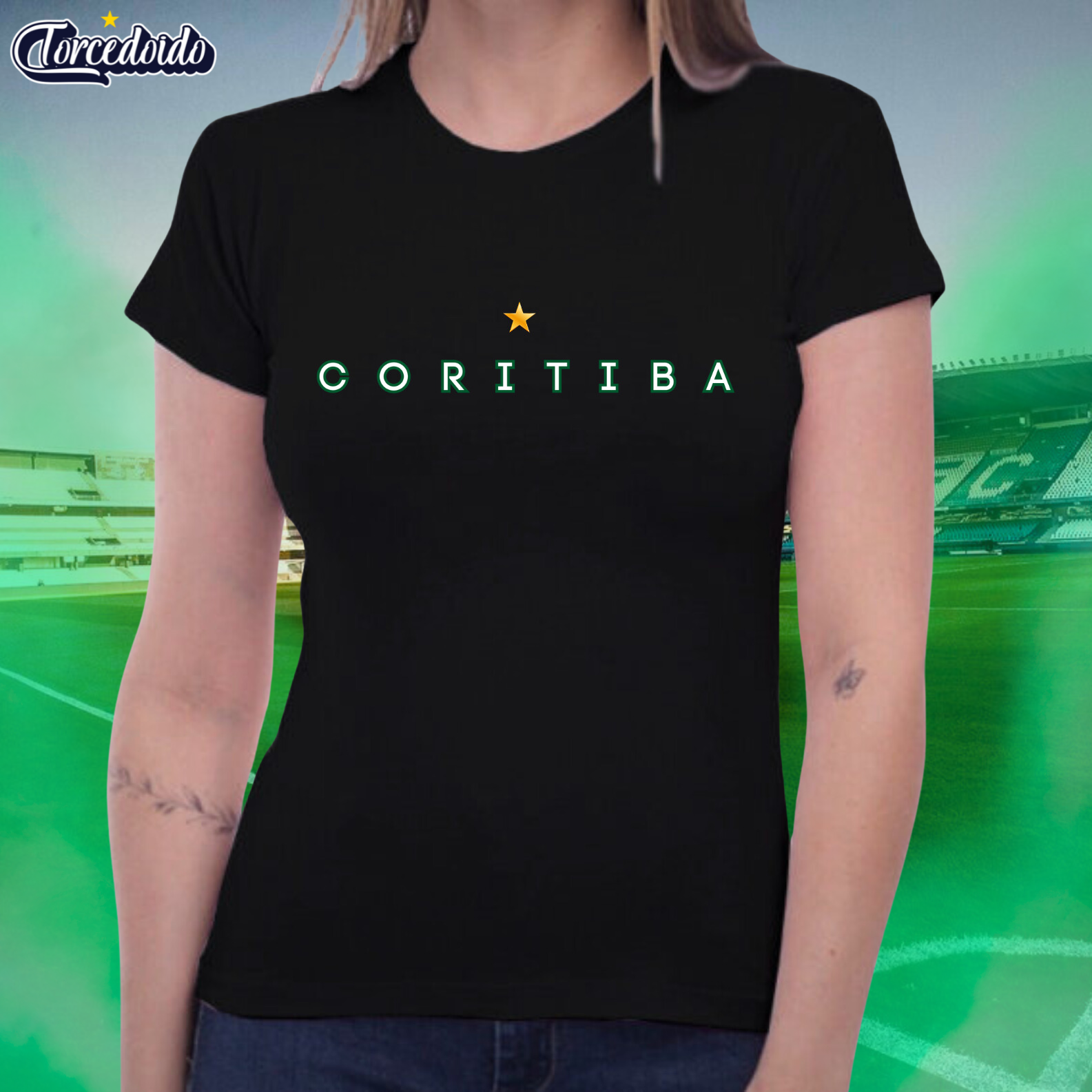 Camiseta Baby Look Basic - Coritiba
