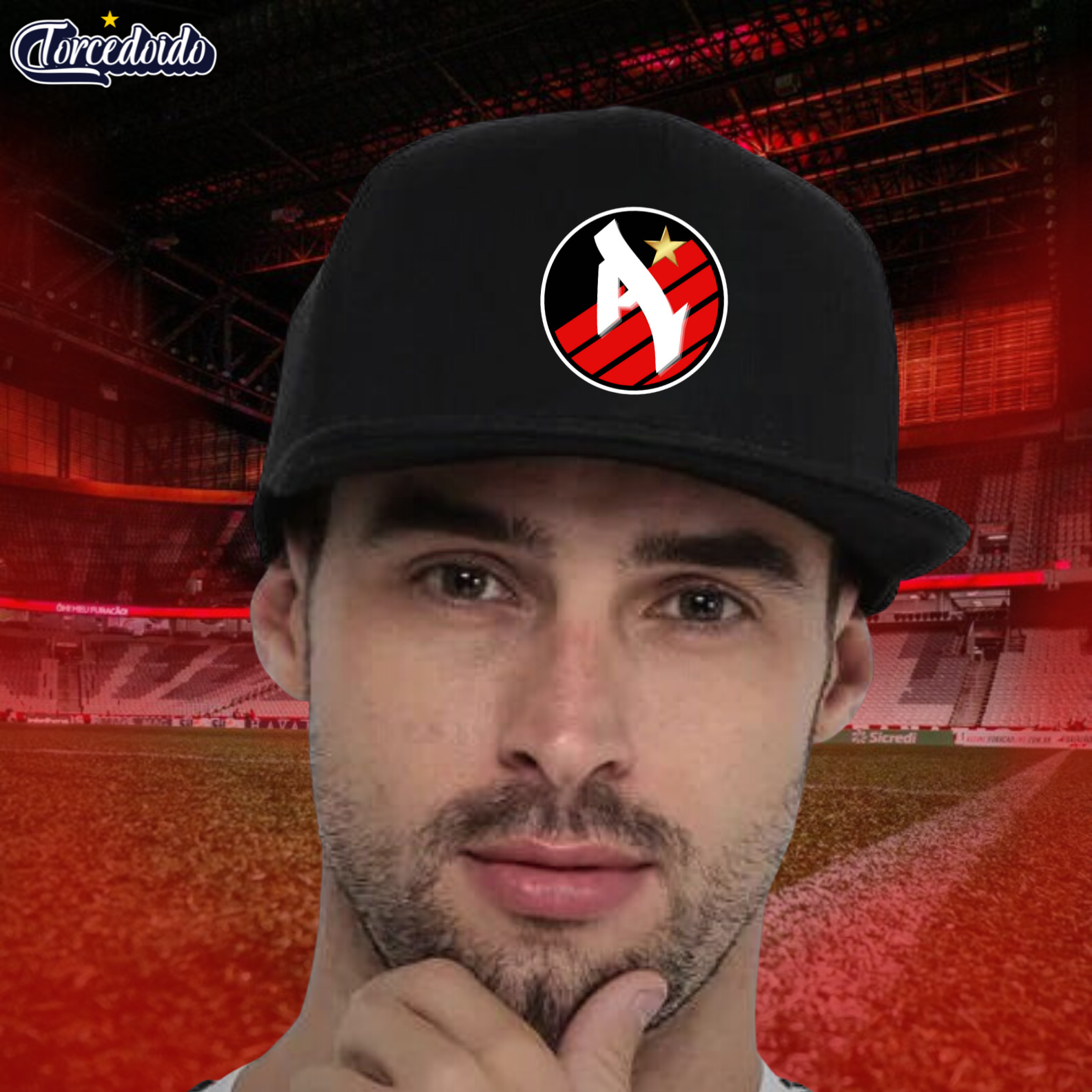 Boné Aba Reta Letra - Athletico