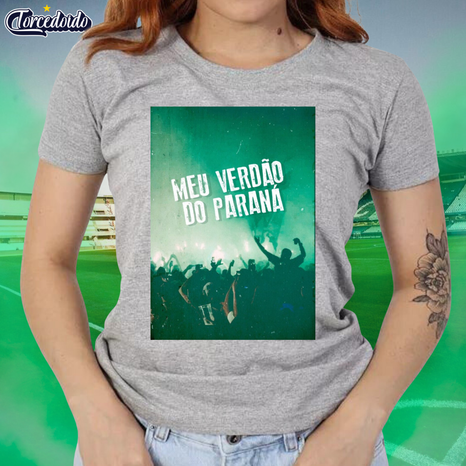 Camiseta Baby Look Verdão - Coritiba
