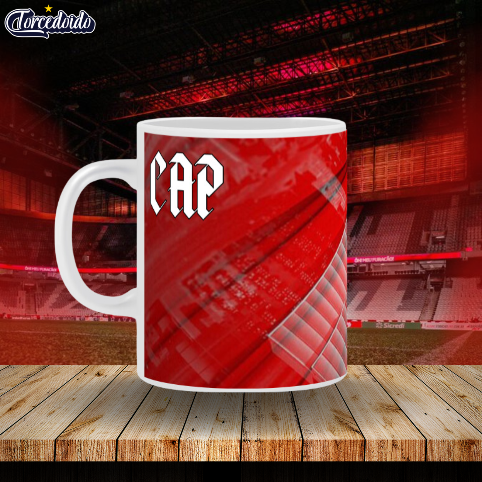 Caneca Cerâmica Arena CAP - Athletico