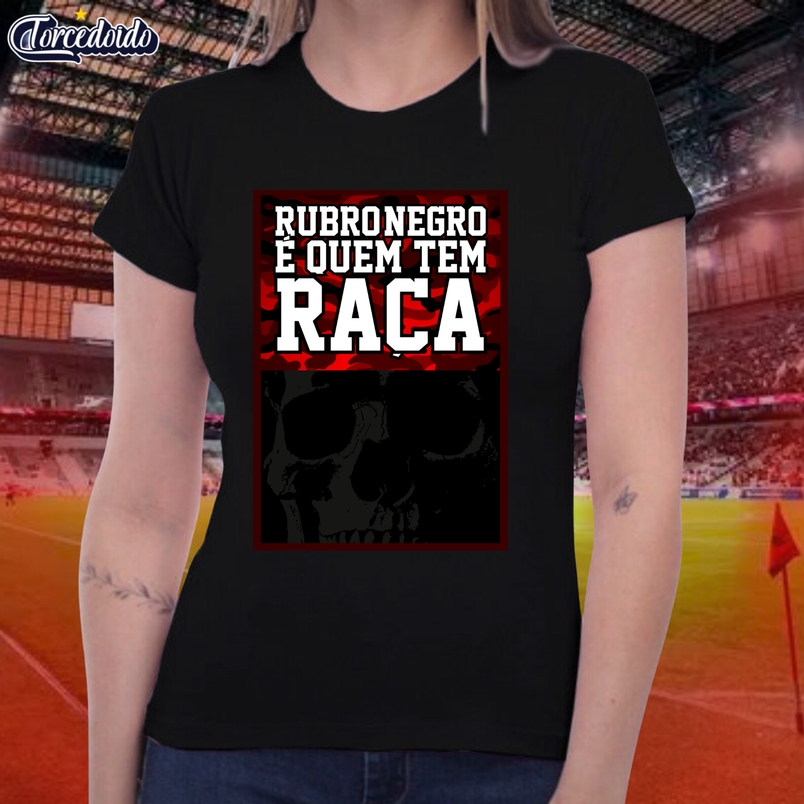 Camiseta Baby Look Raça - Athletico