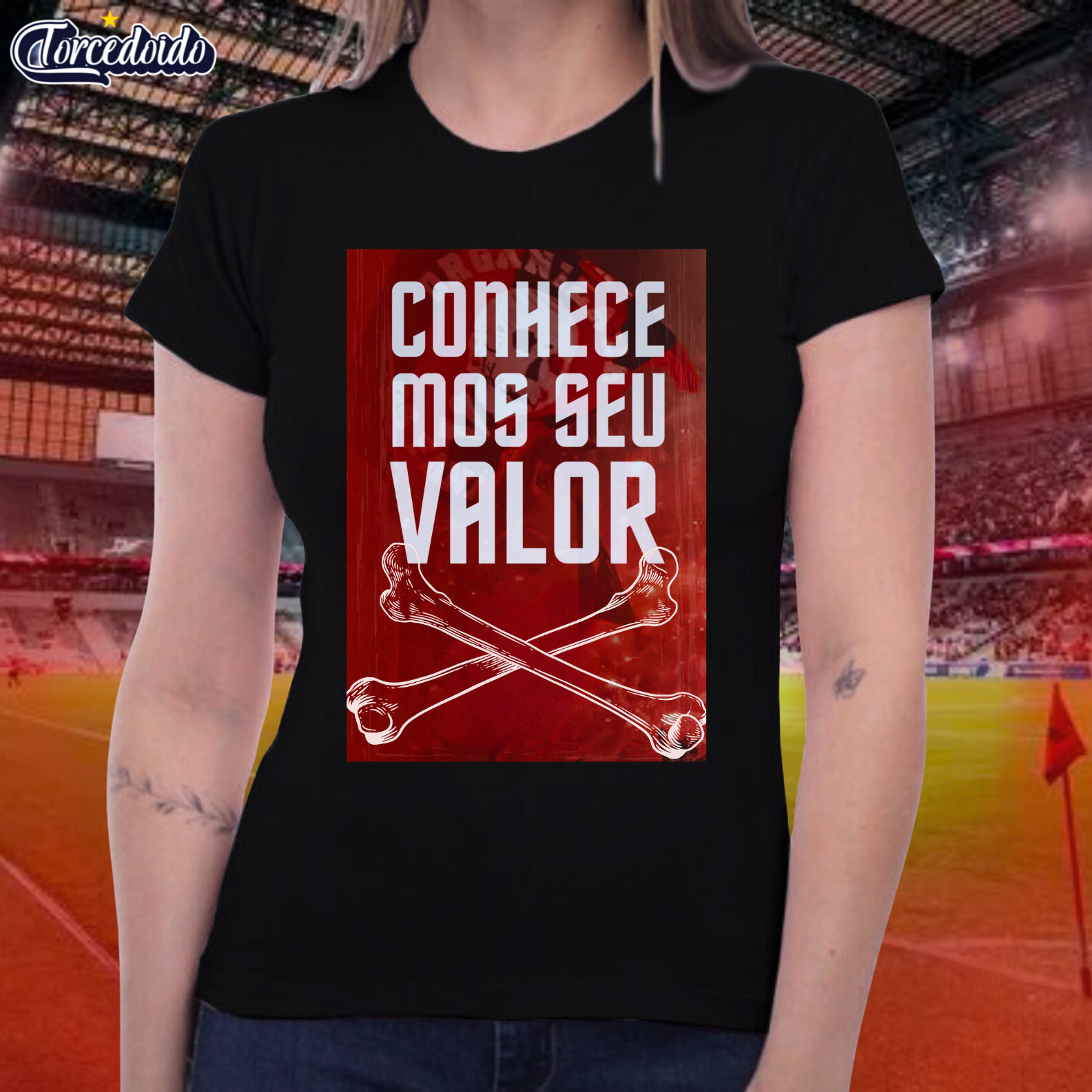 Camiseta Baby Look Valor - Athletico