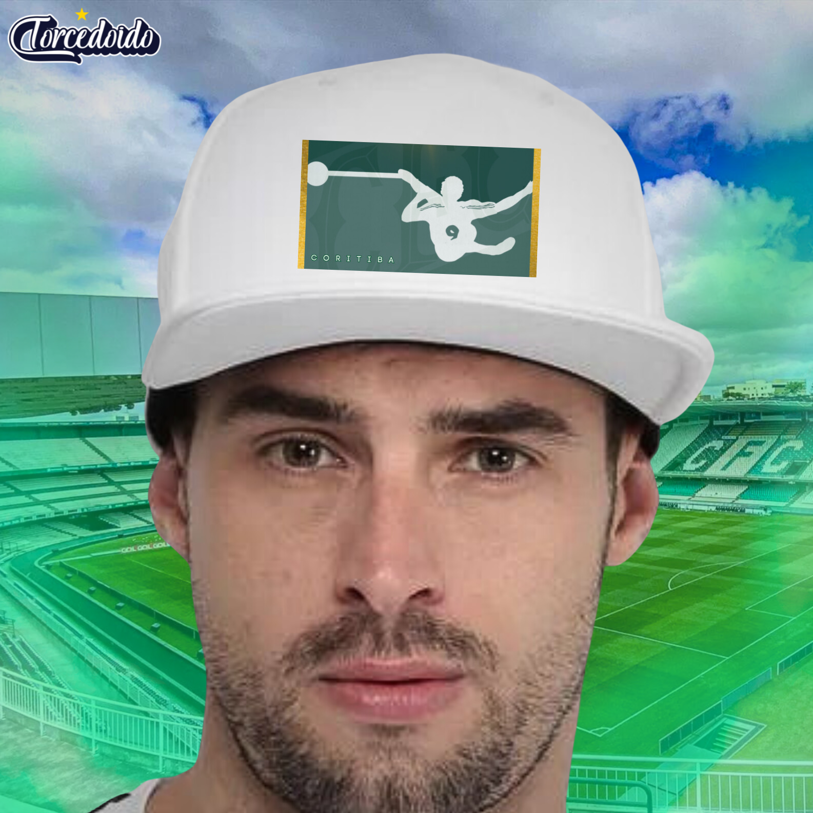 Boné Aba Reta Jogador - Coritiba