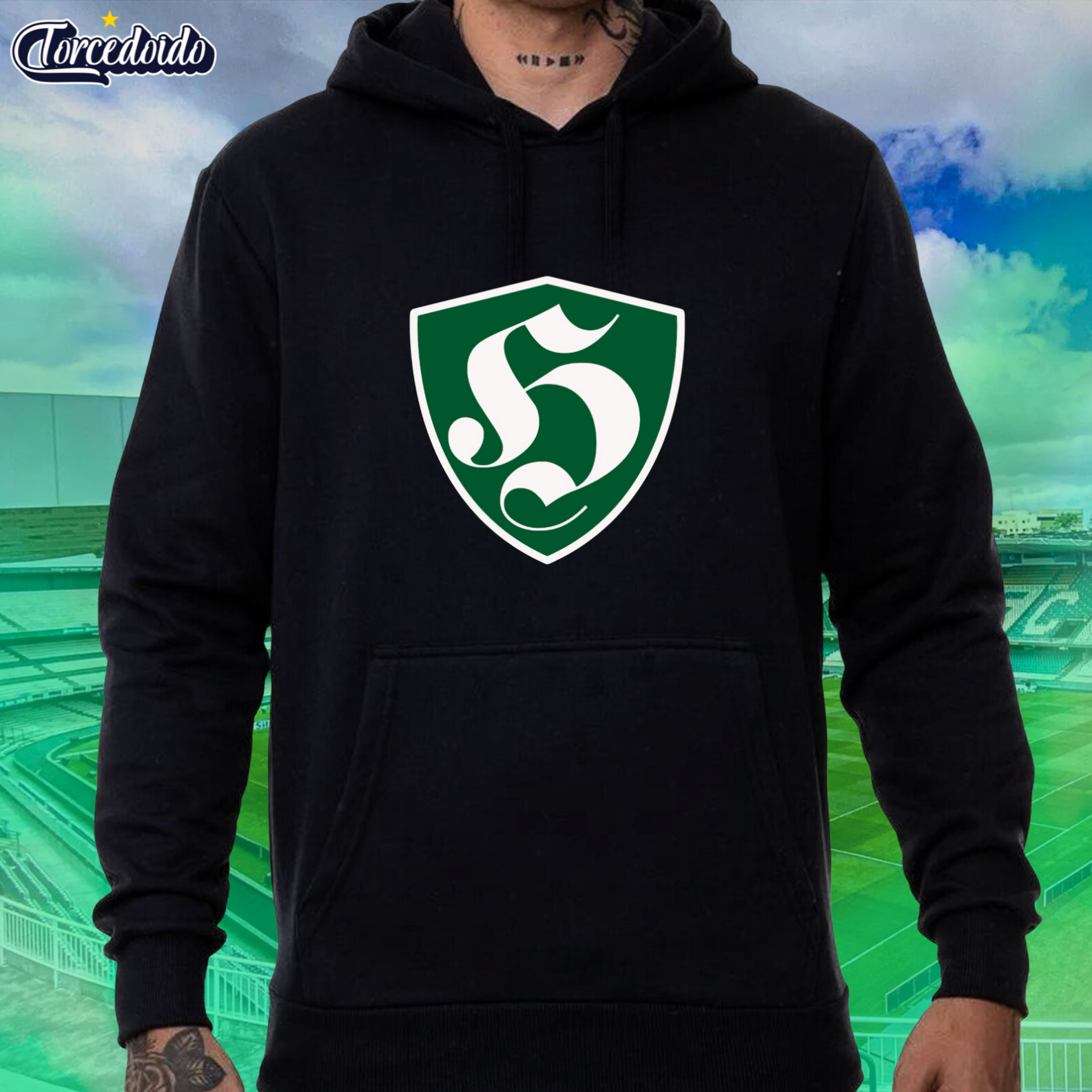 Moletom Canguru Hooligans Logo - Coritiba
