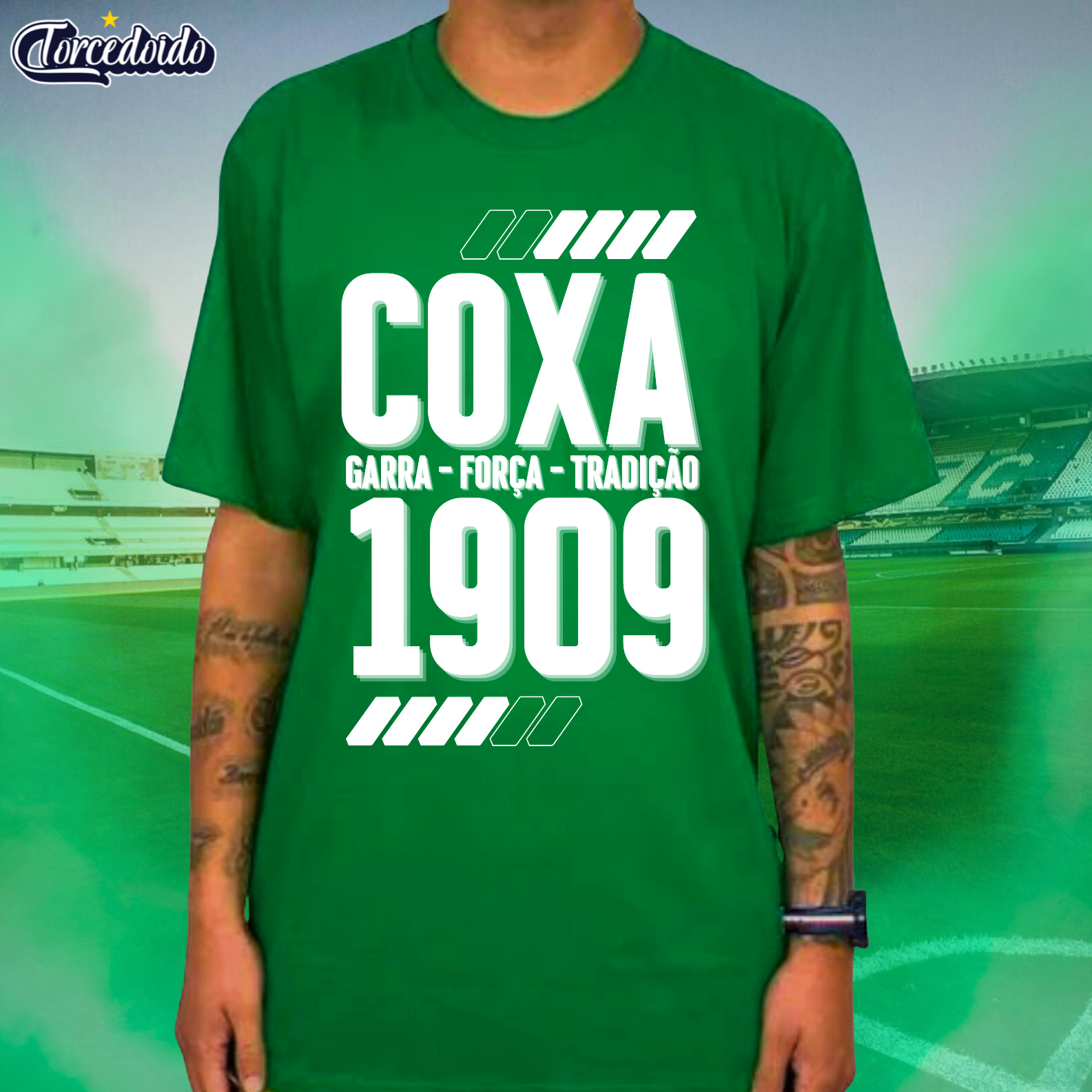 Camiseta Garra, Força e Tradição - Coritiba