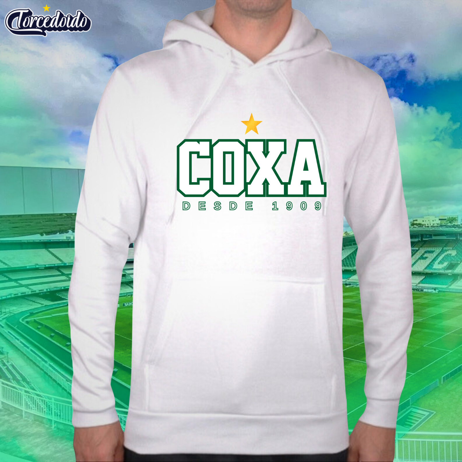 Moletom Canguru Coxa - Coritiba