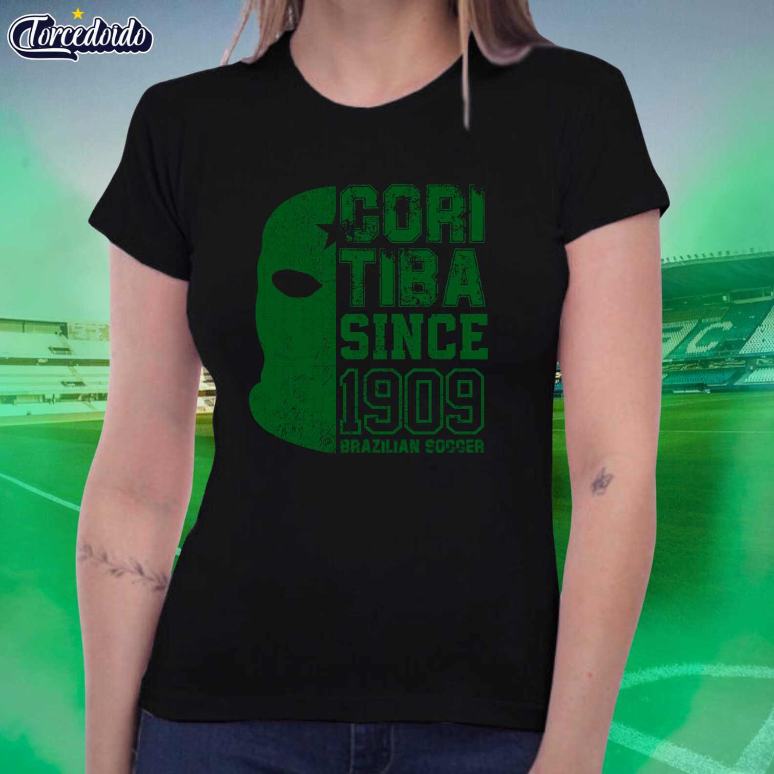 Camiseta Baby Look Since - Coritiba