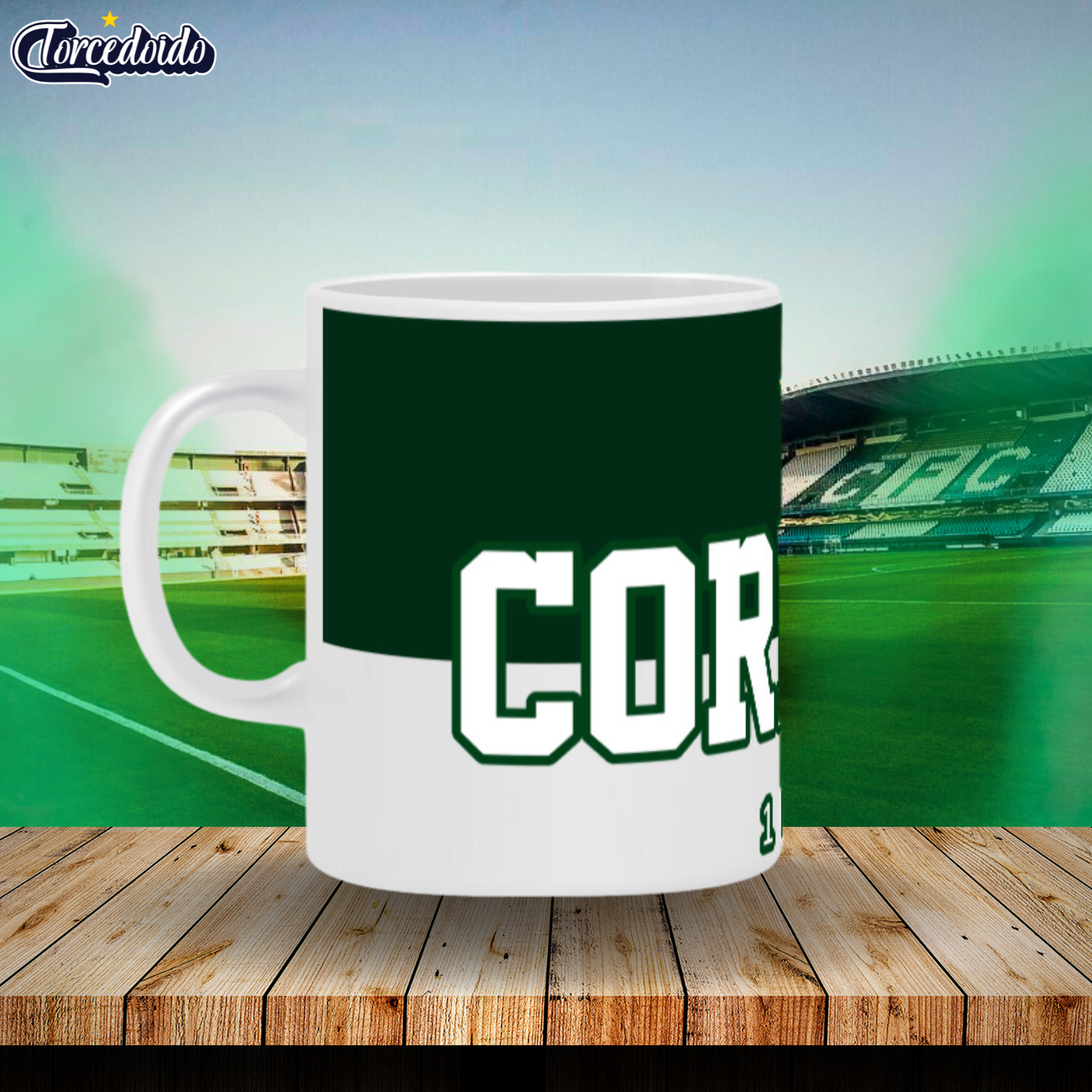 Caneca Cerâmica Tradicional - Coritiba