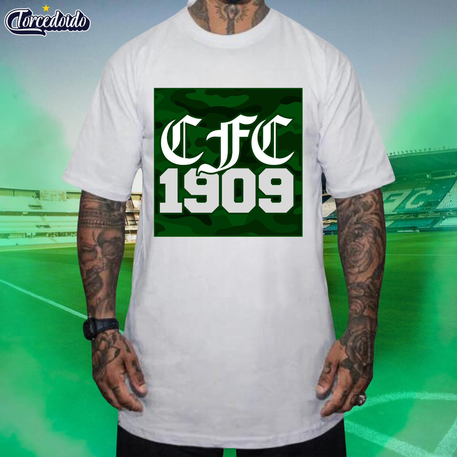Camiseta Camuflado - Coritiba