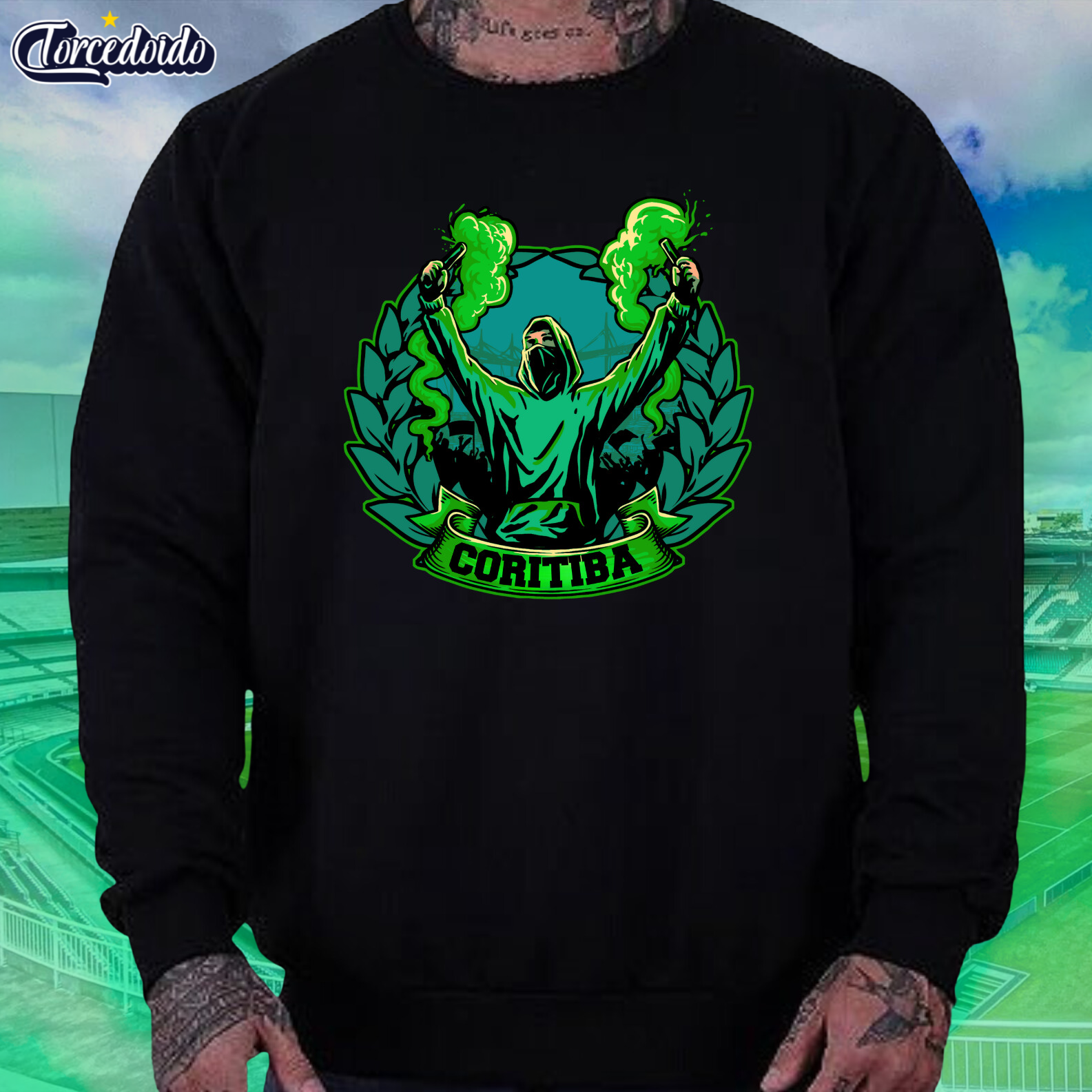 Moletom Careca Smoke- Coritiba