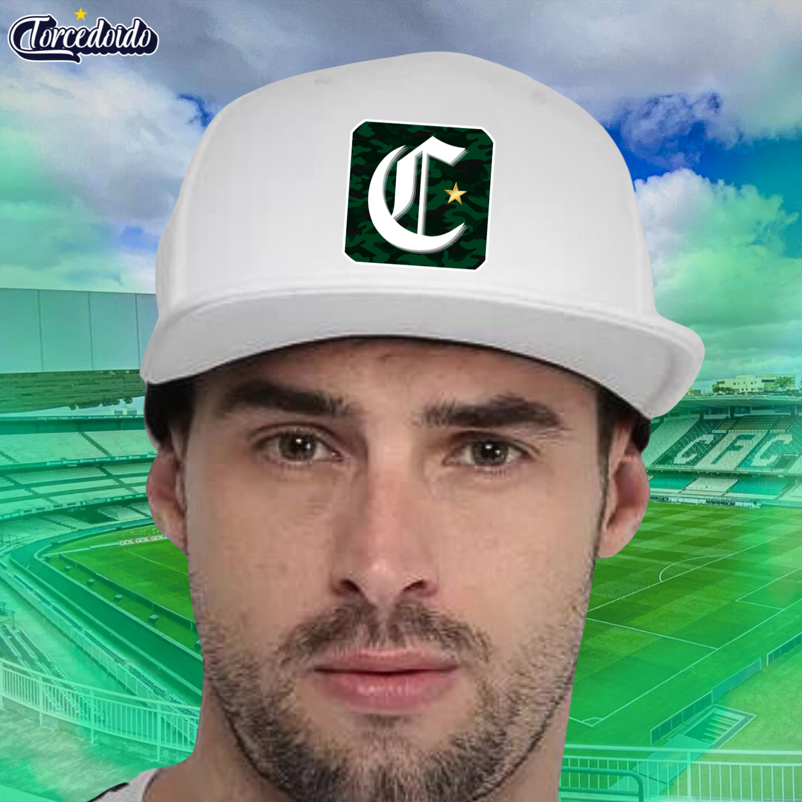 Boné Aba Reta Letra - Coritiba