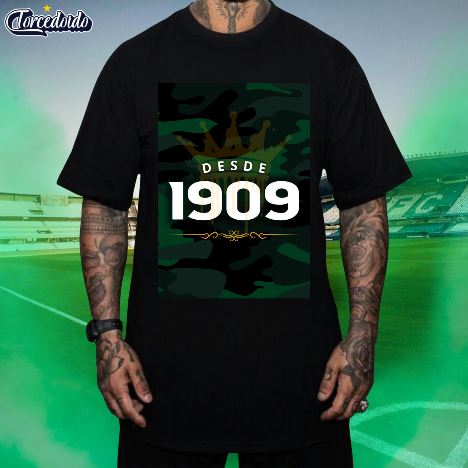 Camiseta Camuflada 1909 - Coritiba