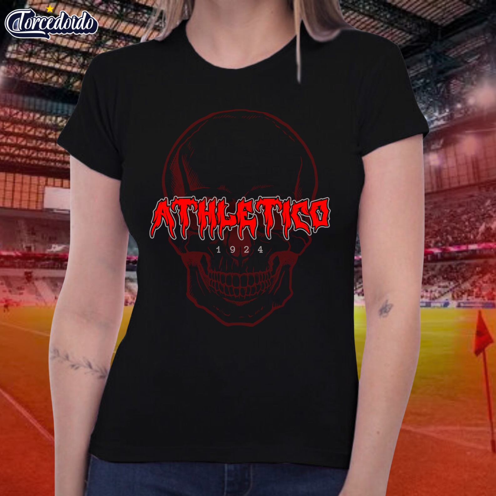 Camiseta Baby Look Blood - Athletico