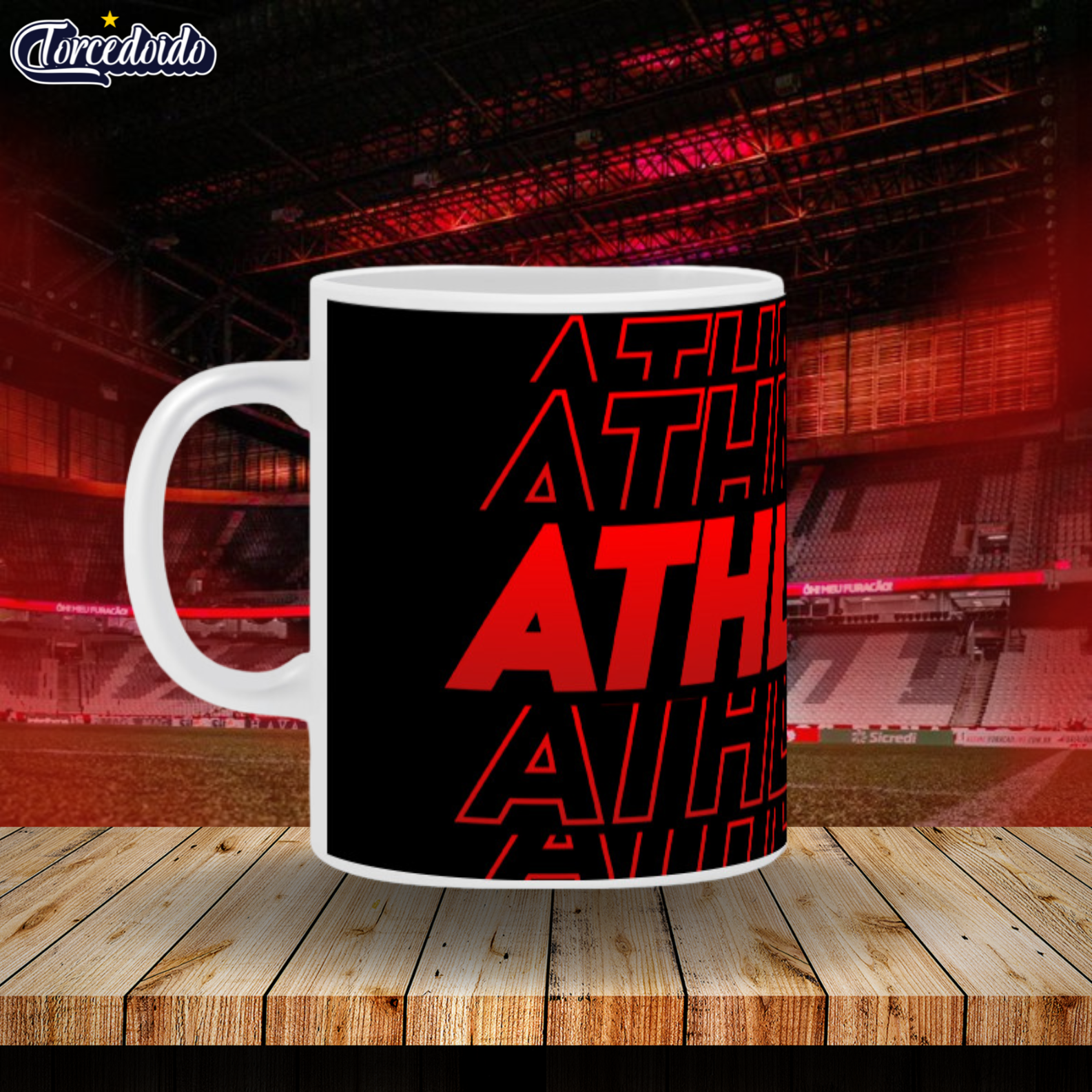 Caneca Cerâmica Gradiente- Athletico 