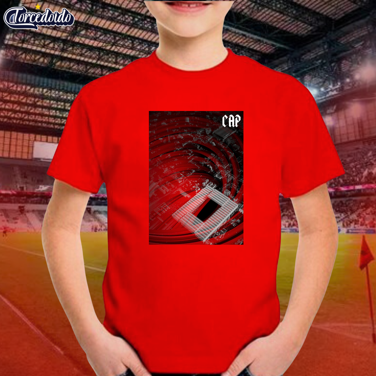 Camiseta Infantil Rubro Negro - Athletico