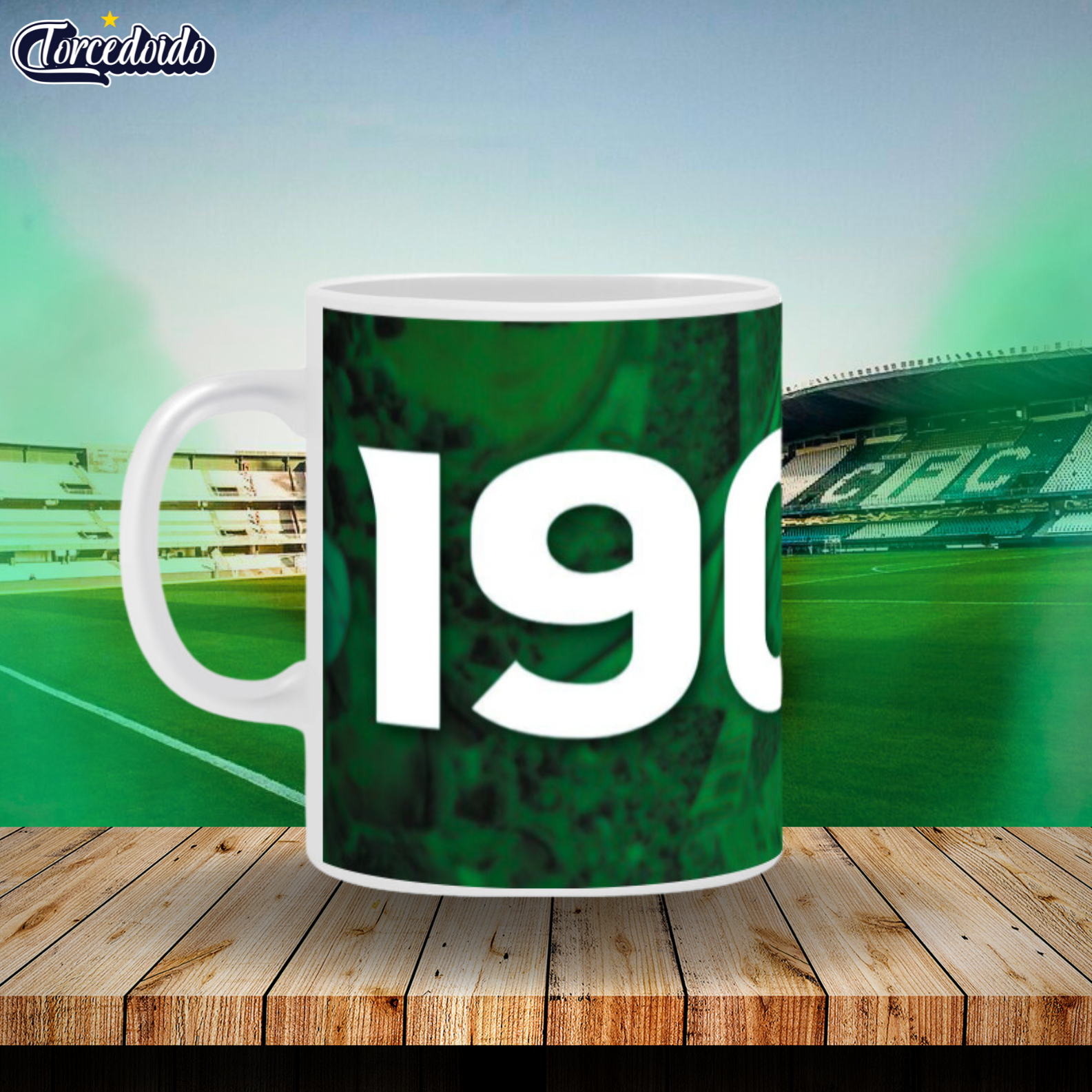 Caneca Cerâmica Torcida 1909 - Coritiba