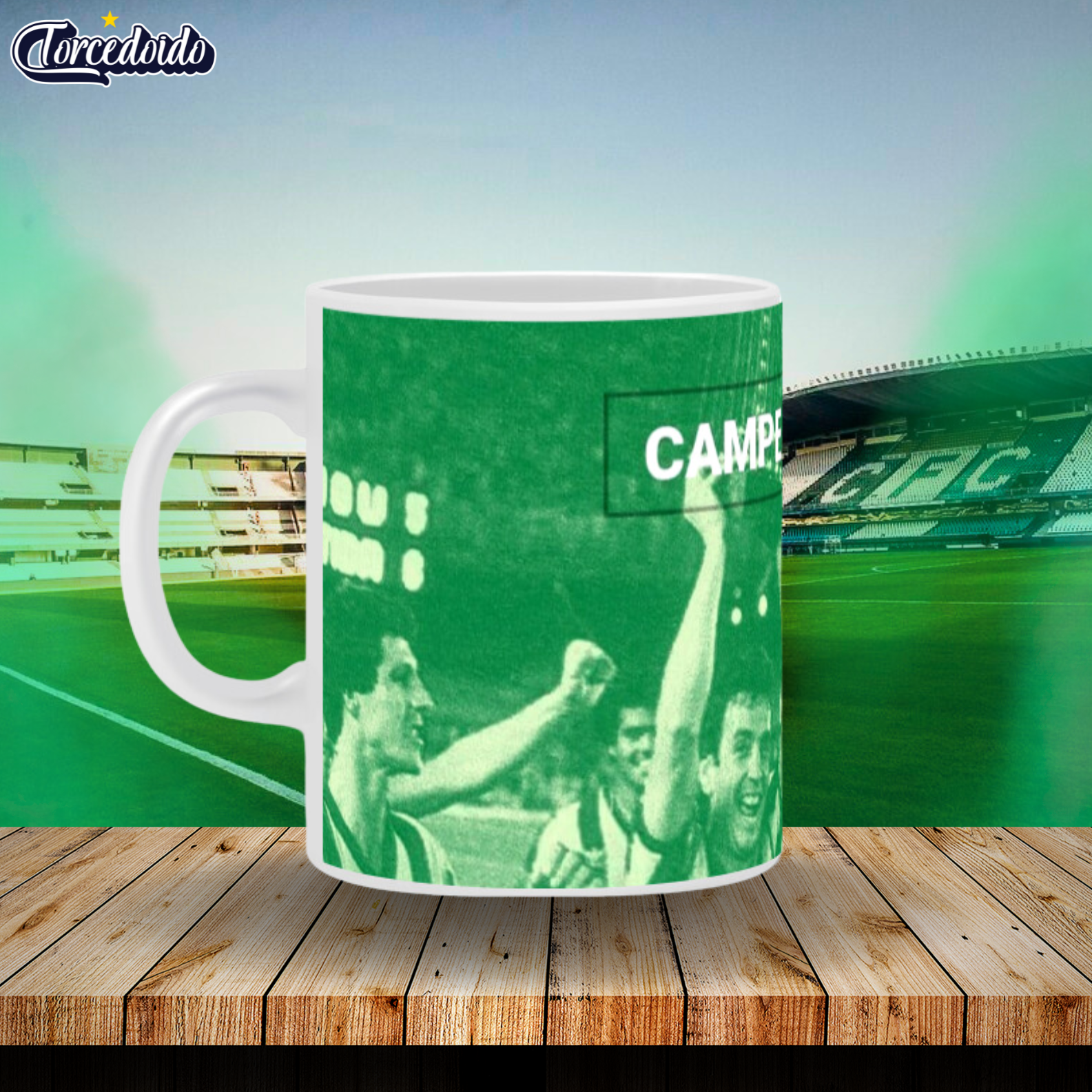 Caneca Cerâmica Campeão Brasileiro - Coritiba