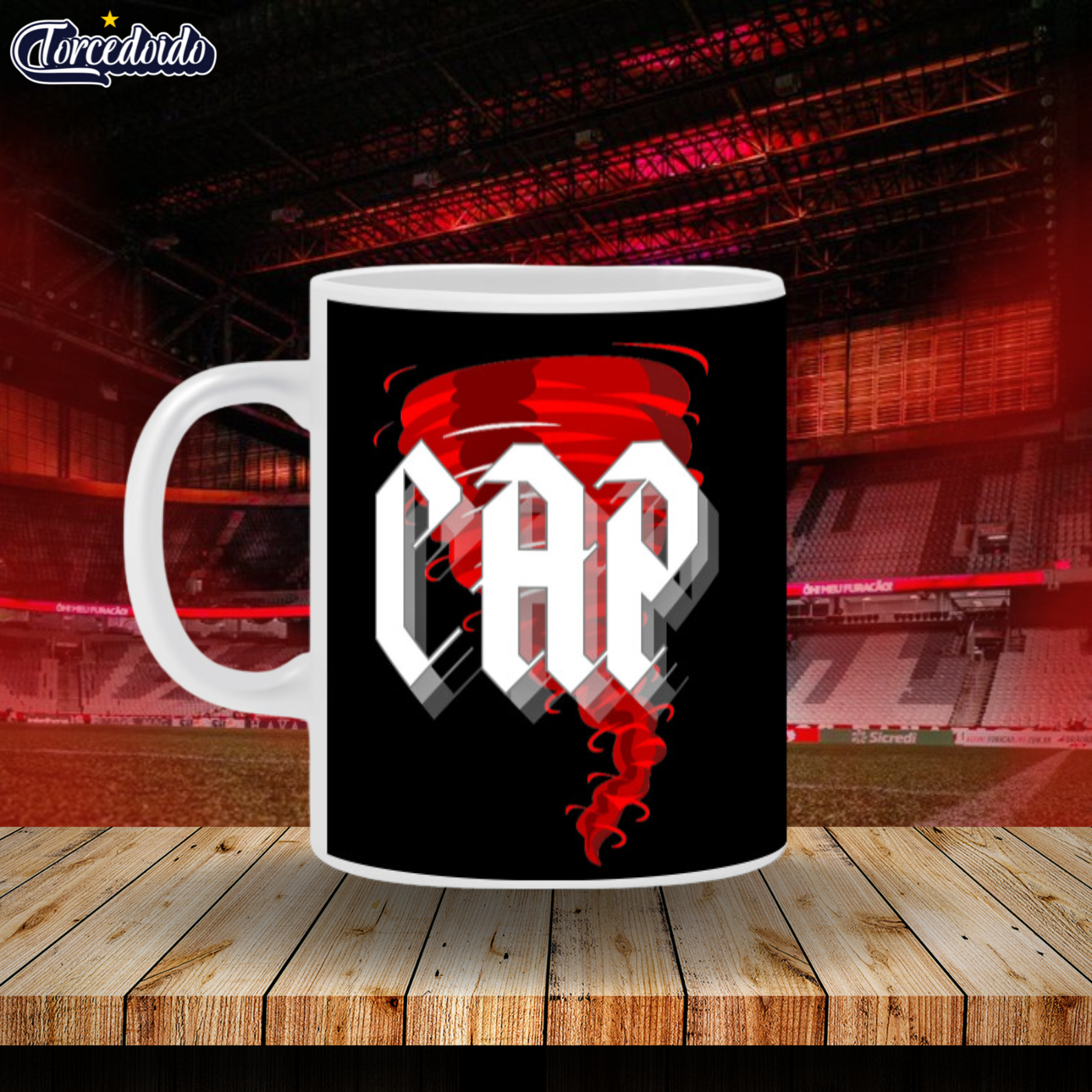 Caneca Cerâmica CAP Furacão - Athletico