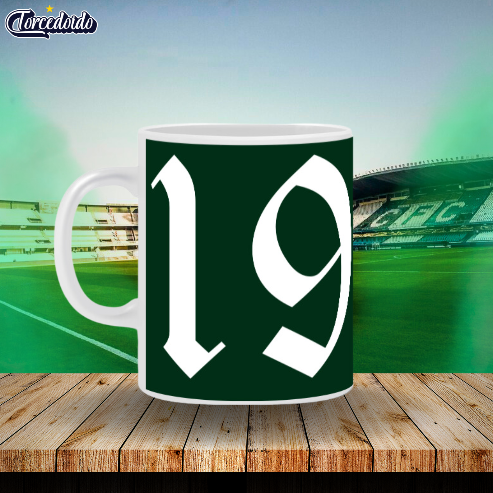 Caneca Cerâmica Padrão 1909 - Coritiba