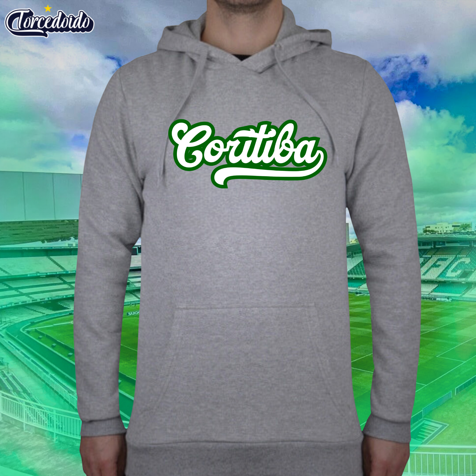 Moletom Canguru Old - Coritiba