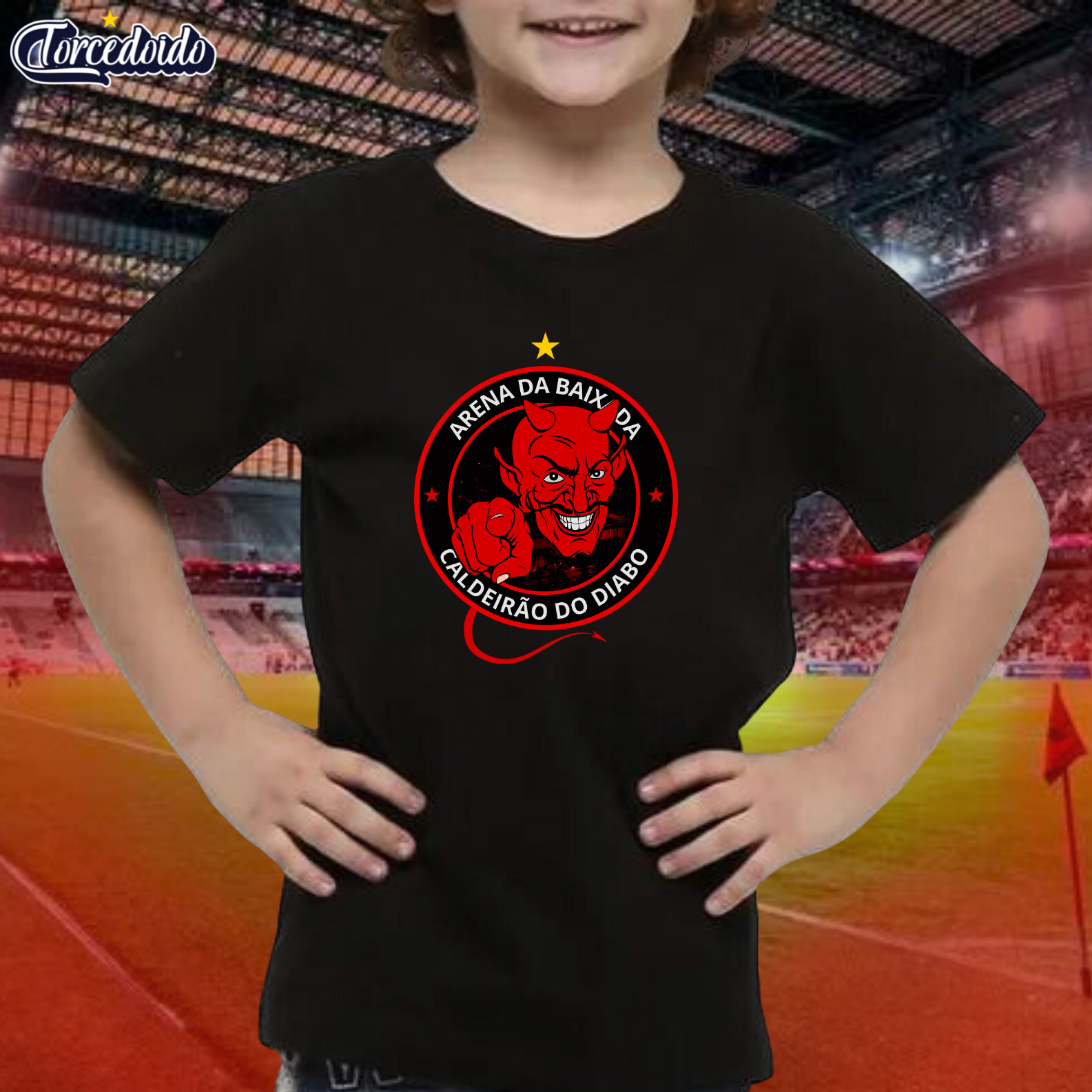 Camiseta Infantil Caldeirão do Diabo - Athletico